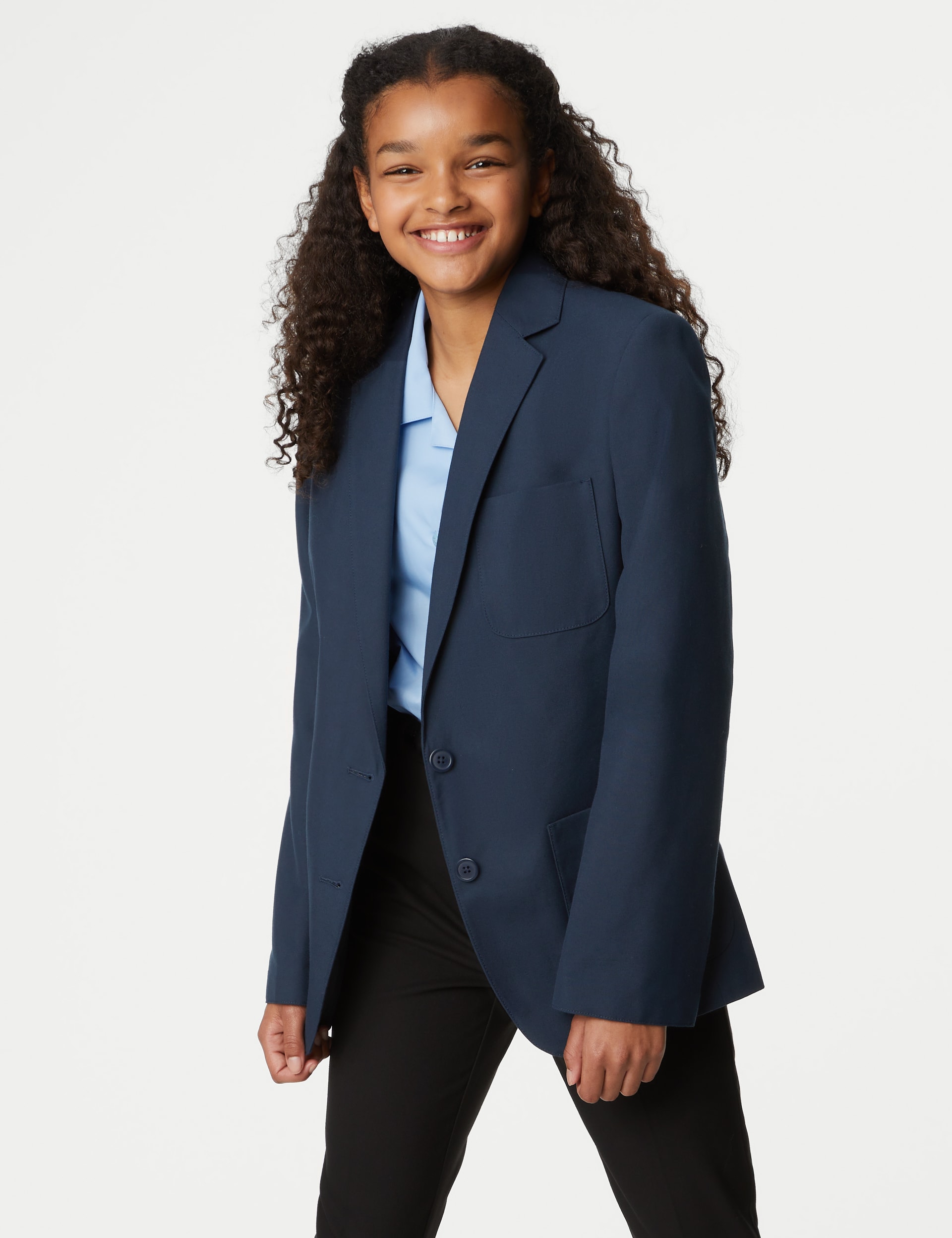 Senior Girls Regular Fit School Blazer (9-16 Yrs)