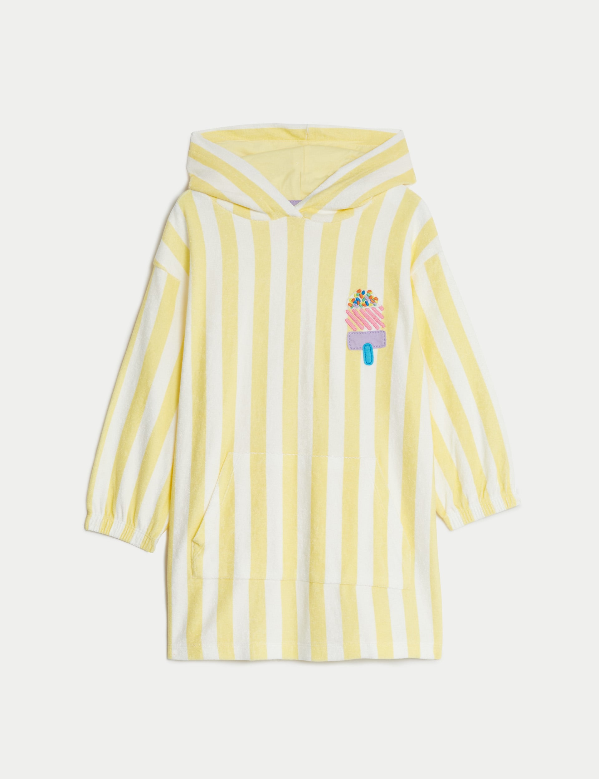 Cotton Rich Ice Cream Towelling Poncho (2-8 Yrs)