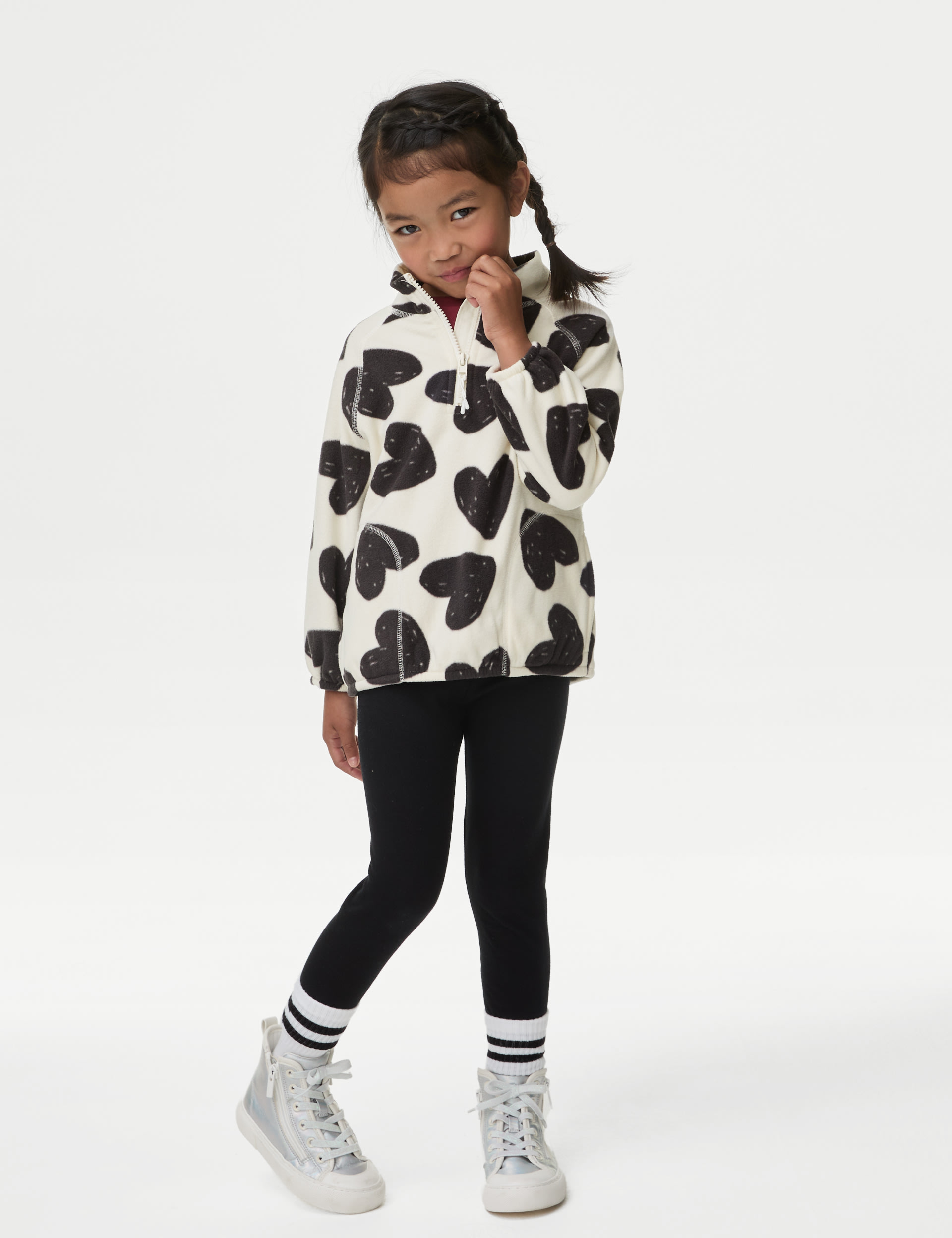 Printed Fleece Top (2-8 Yrs)