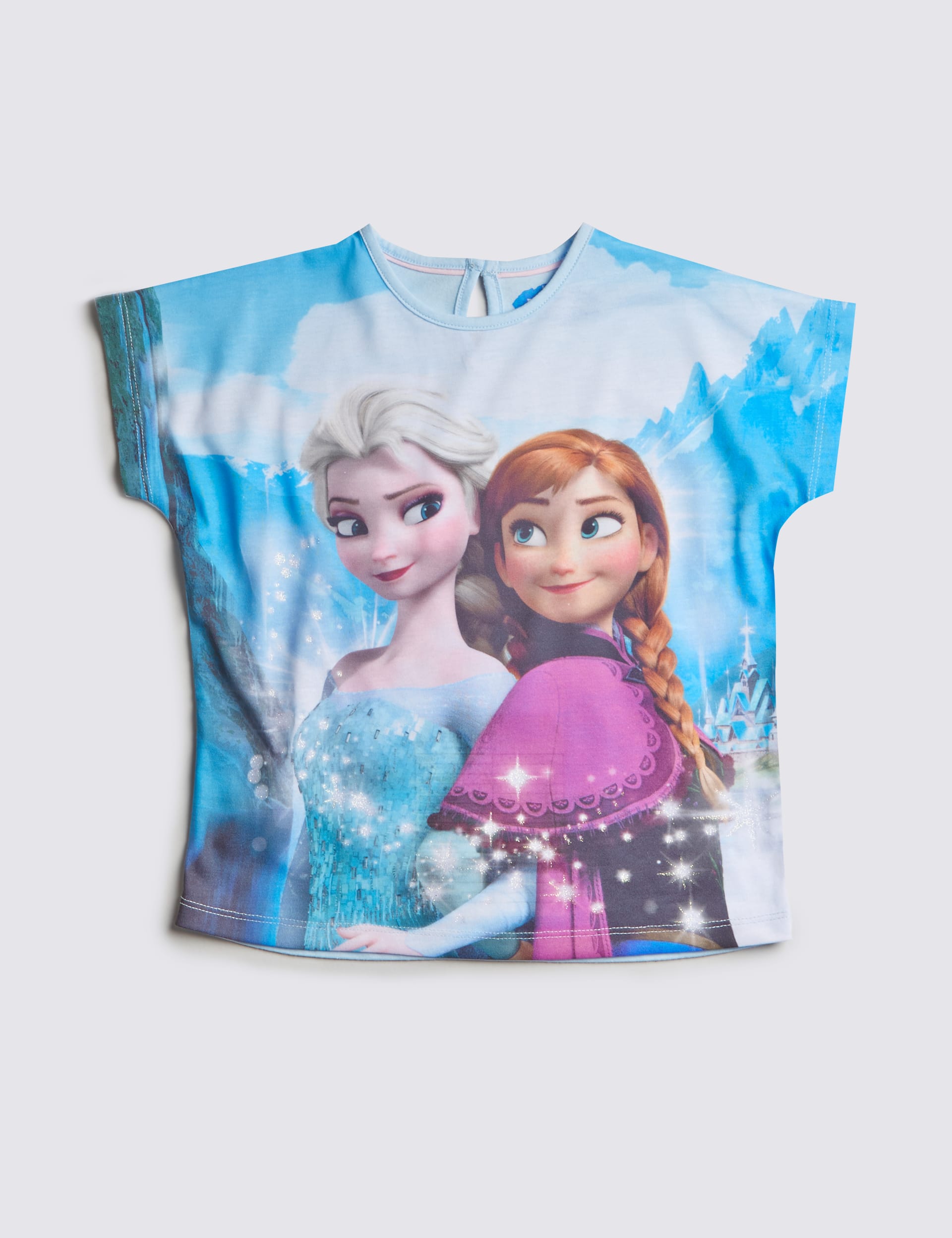 Disney Frozen Cloud Print T-Shirt (2-10 Years) Image 2 of 3