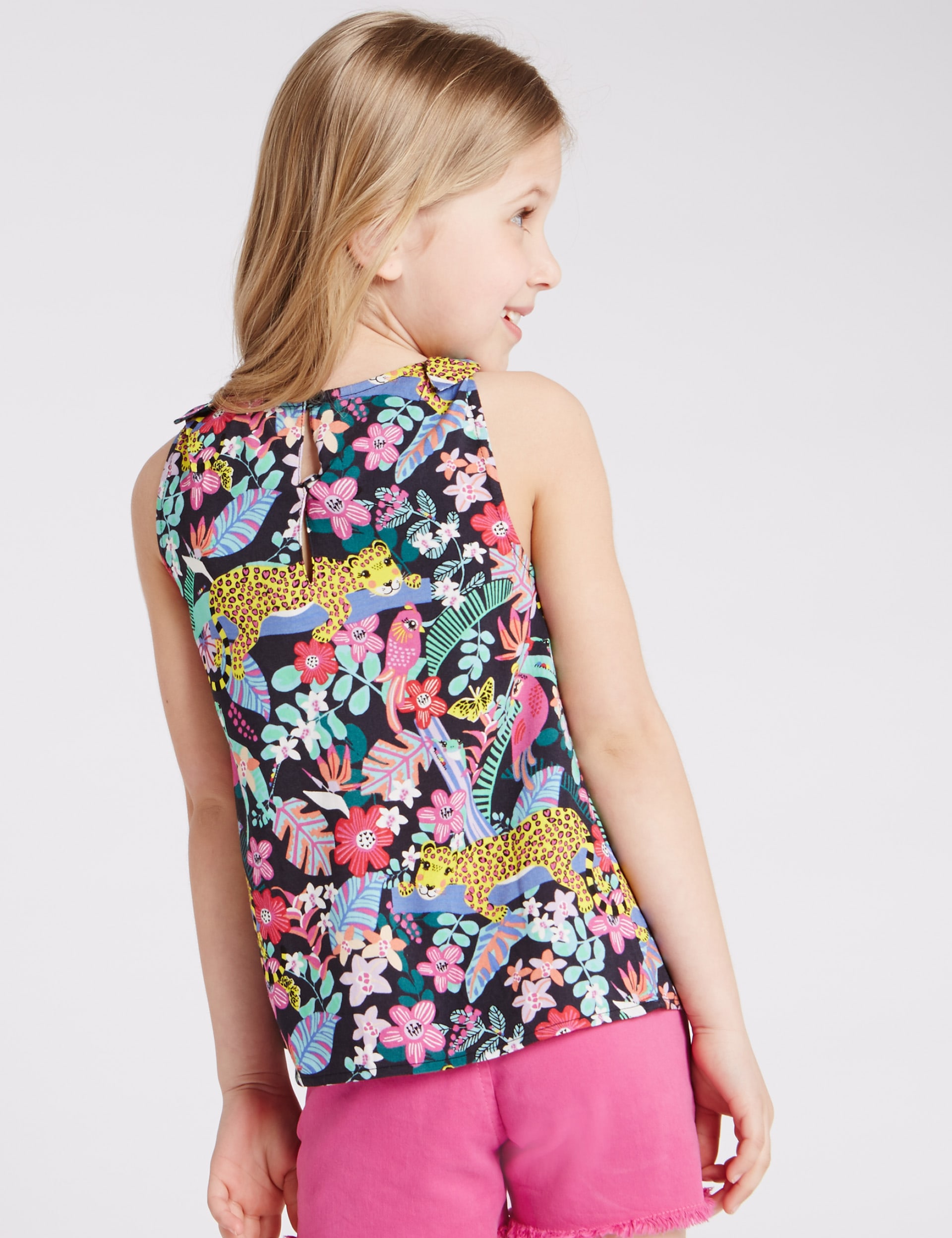 Jungle Print Vest Top (1-7 Years) Image 2 of 4