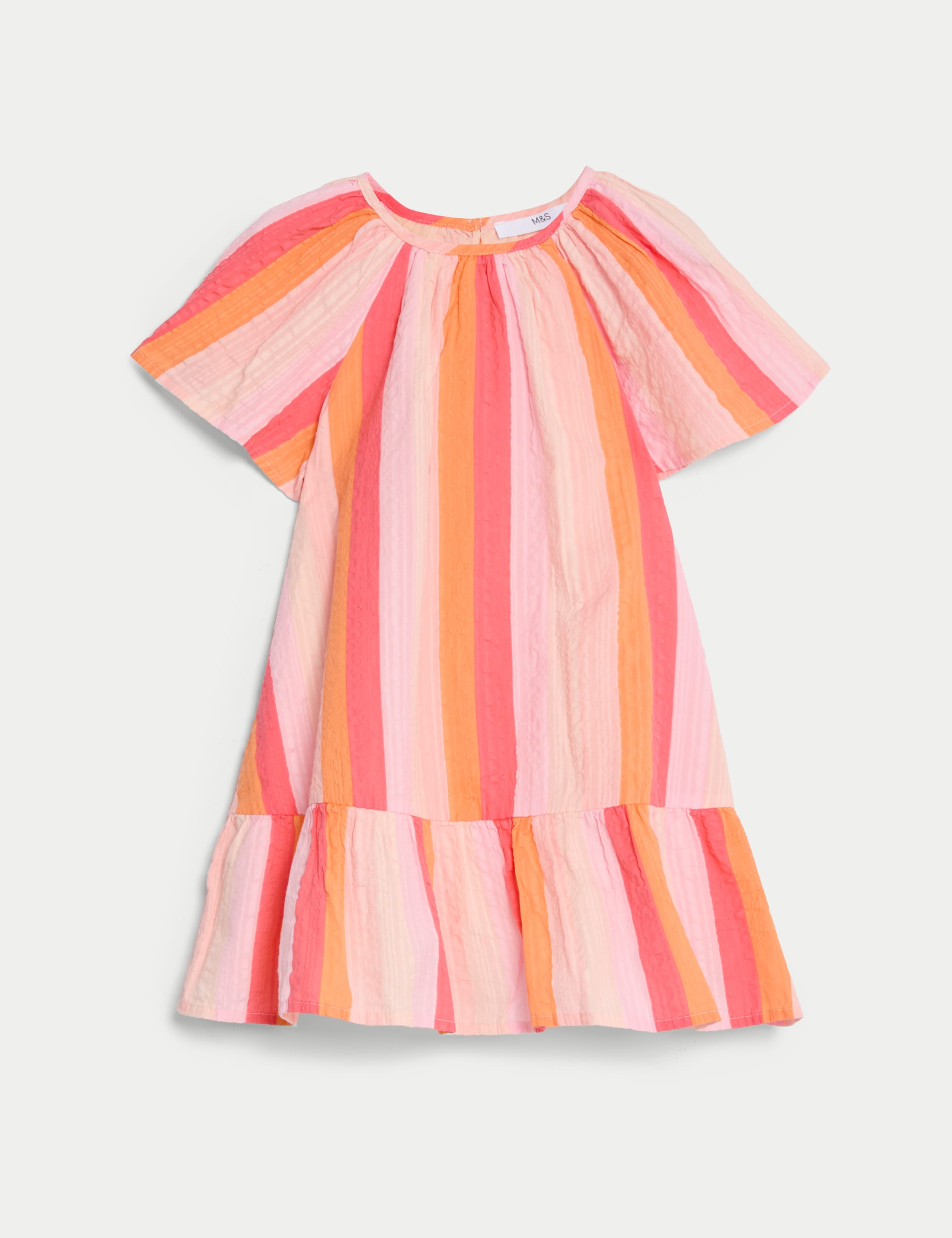 Pure Cotton Striped Printed Dress (2-8 Yrs)