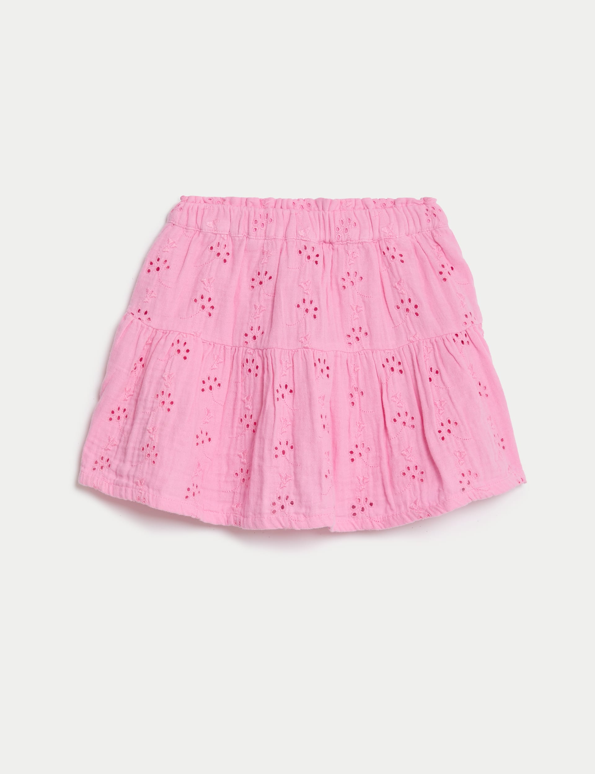 Pure Cotton Tiered Skirt (2-8 Yrs)