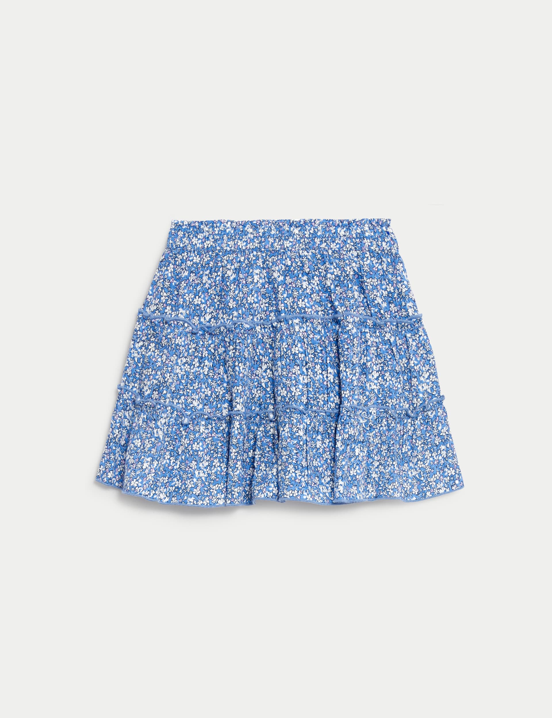 Cotton Rich Floral Skirt (2-8 Yrs)