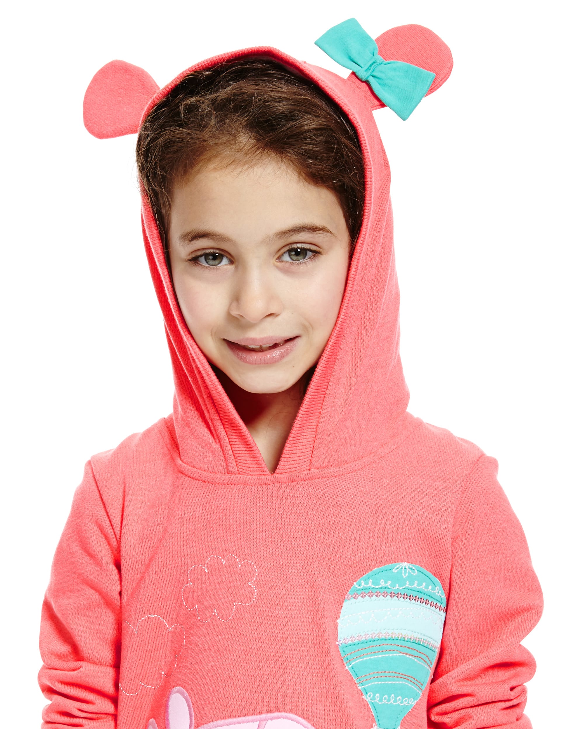 Peppa Pig™ Hooded Sweat Dress (1-7 Years) Image 2 of 4