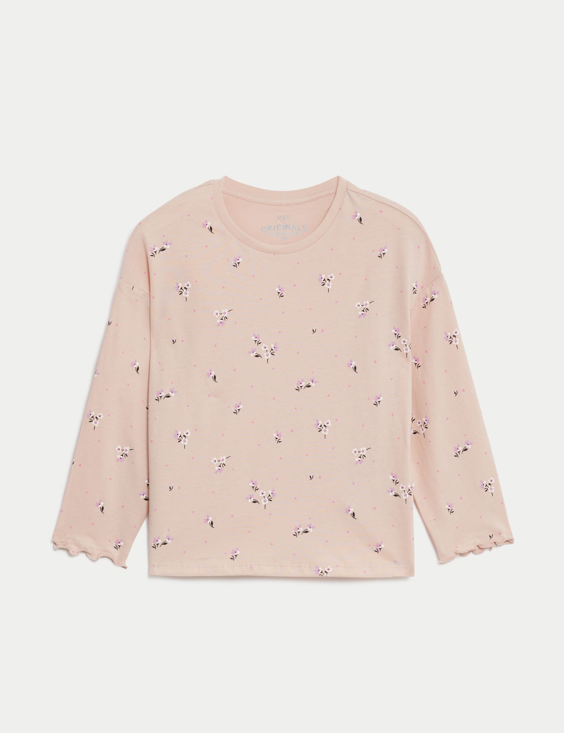 Pure Cotton Floral Top | M&S Collection | M&S