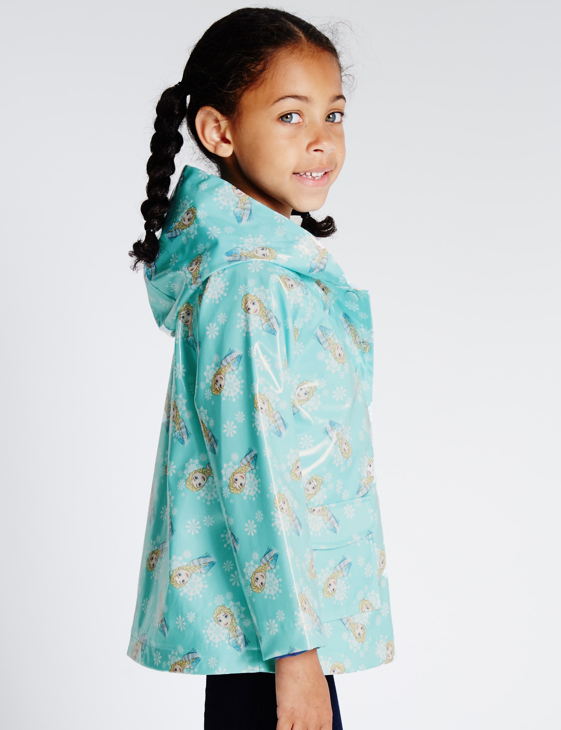 Disney Frozen Hooded Mac (1-7 Years) Image 2 of 7
