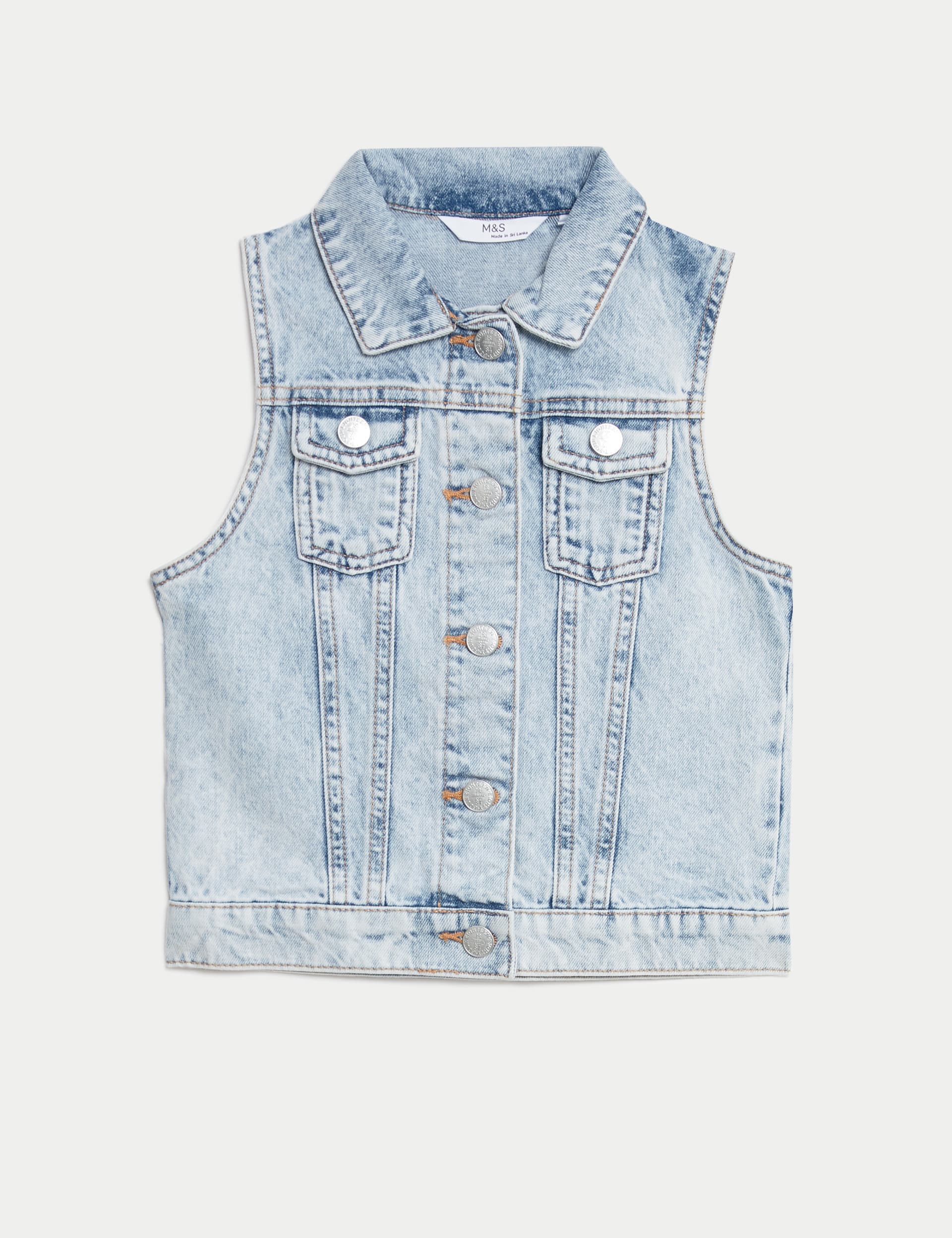 Denim Gilet Vest (2-8 Yrs)