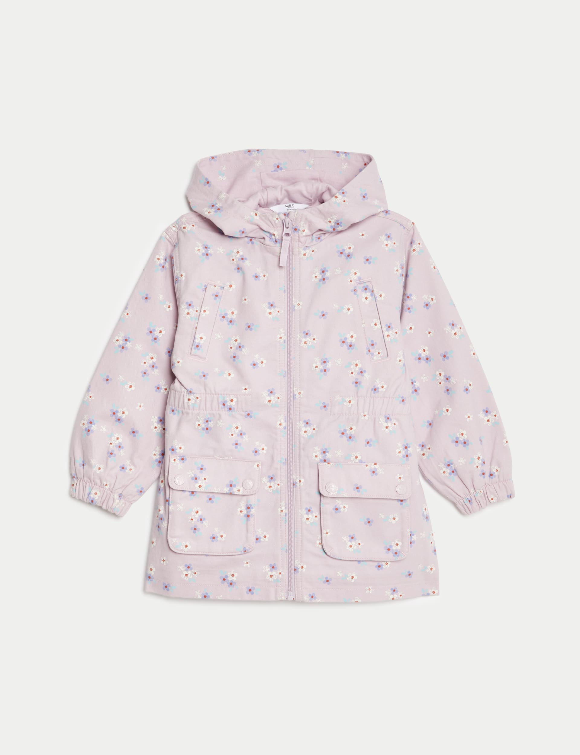 Pure Cotton Hooded Parka (2-8 Yrs)