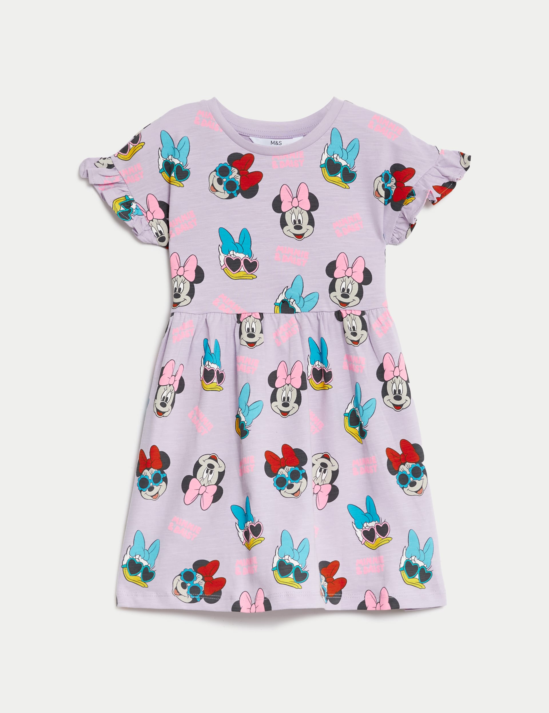 Pure Cotton Minnie Mouse™ Dress (2-8 Yrs)