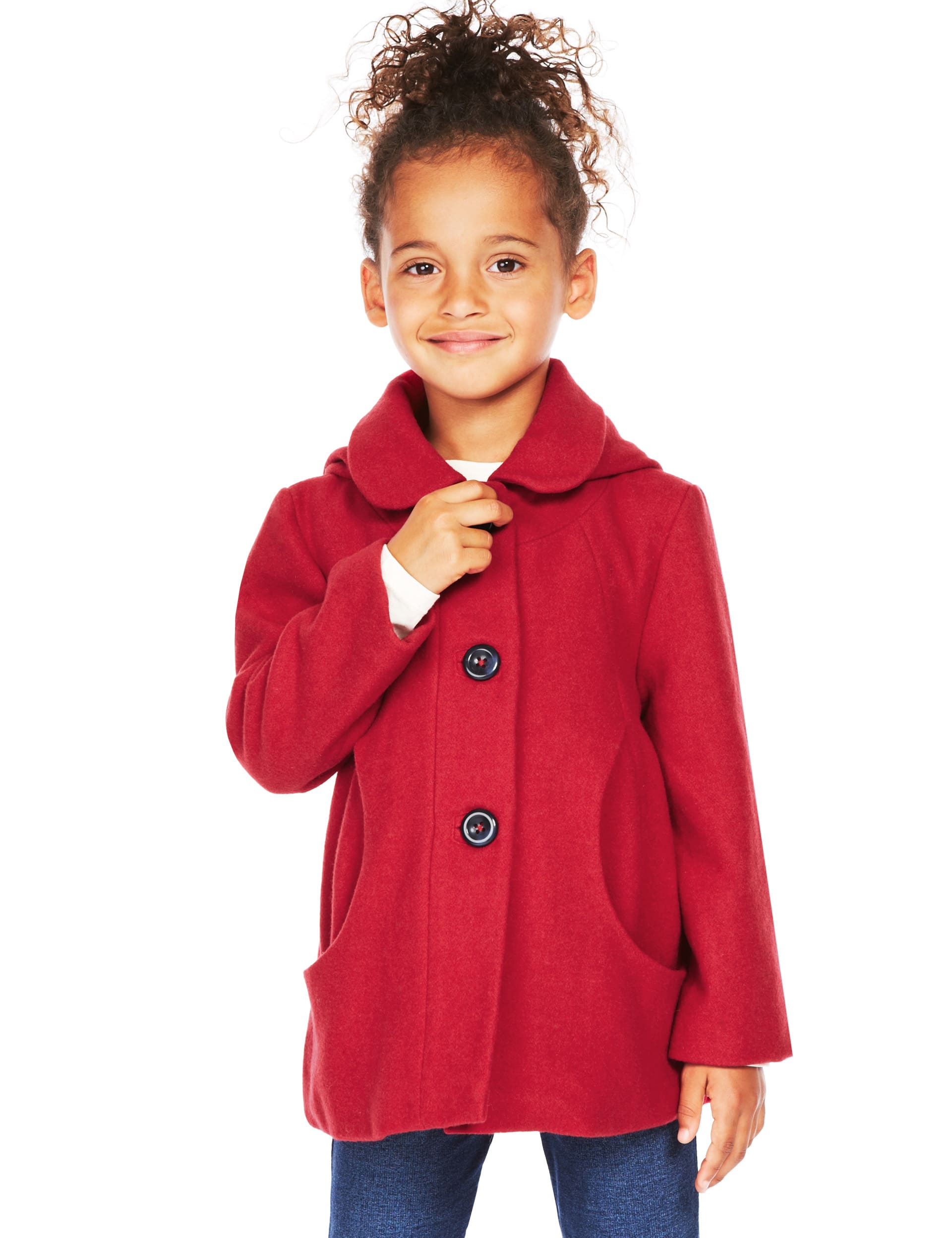 Hooded swing coat deals