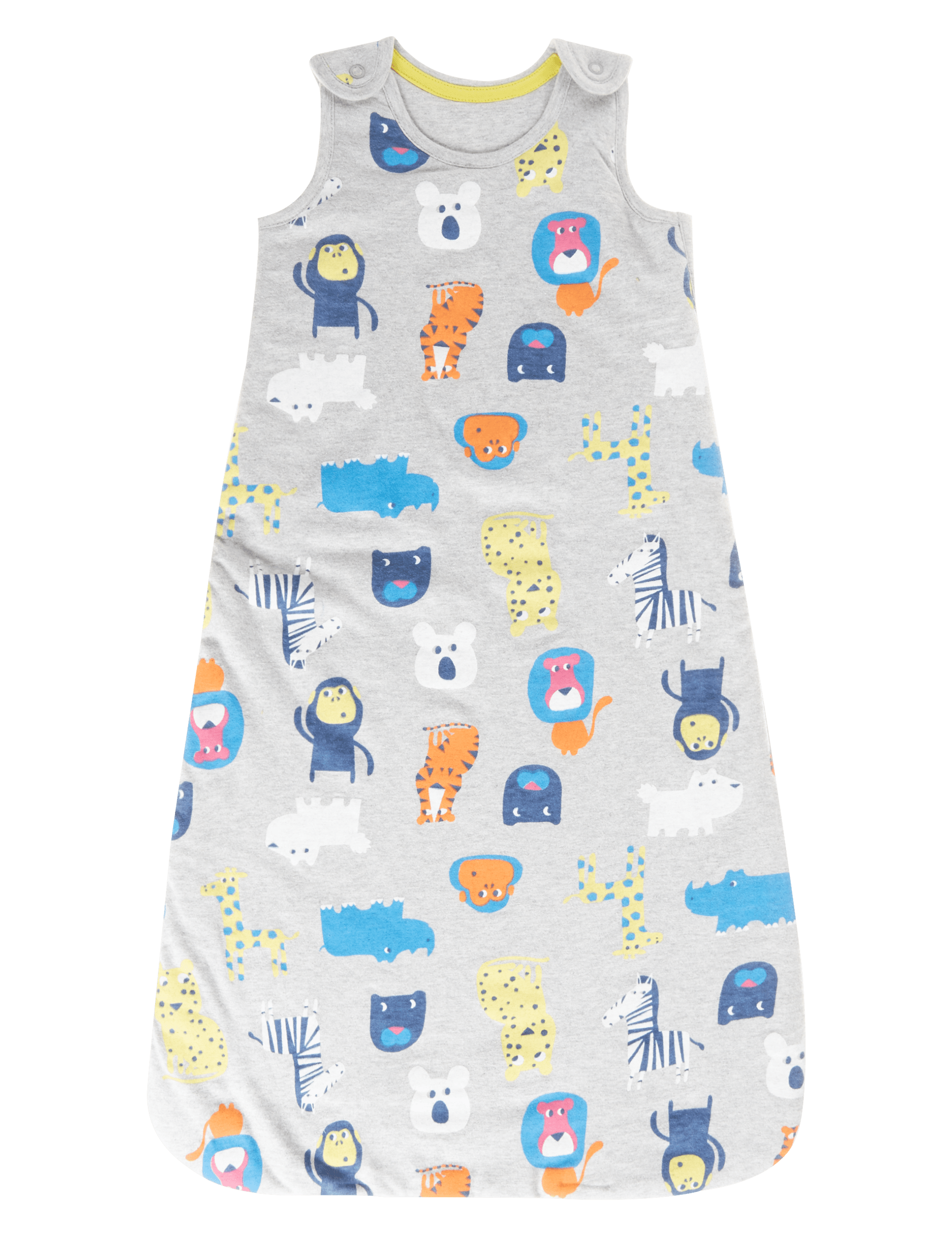 Pure Cotton Animal Print 2.2 Tog Sleeping Bag Image 2 of 5