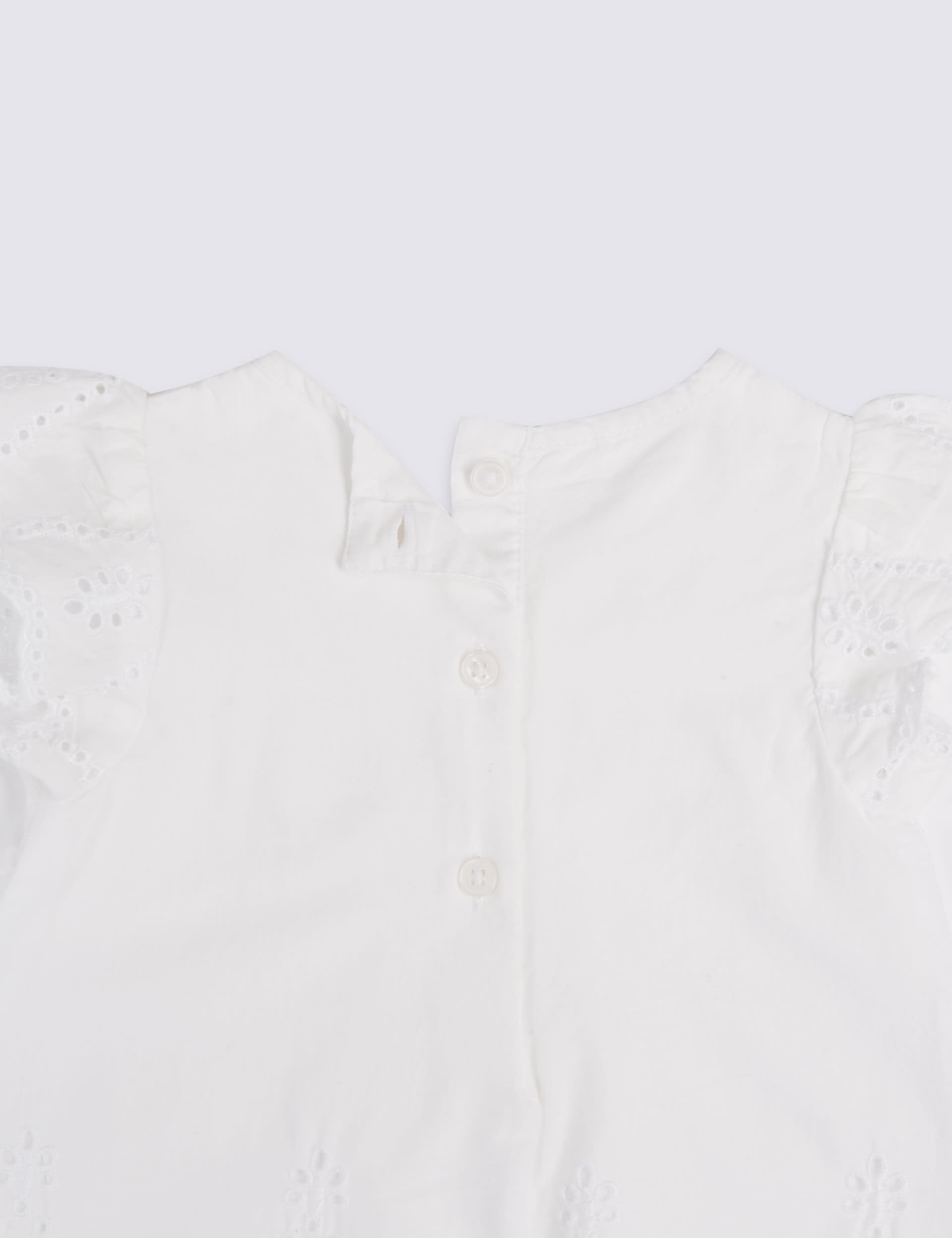 Bordered Pure Cotton Baby Dress Image 2 of 6