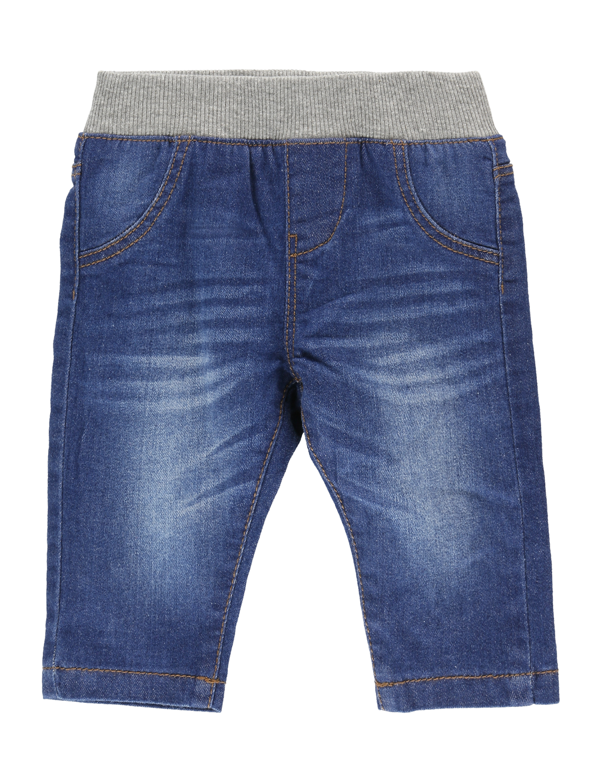 Cotton Pull On Denim Jeans with Stretch Image 2 of 5