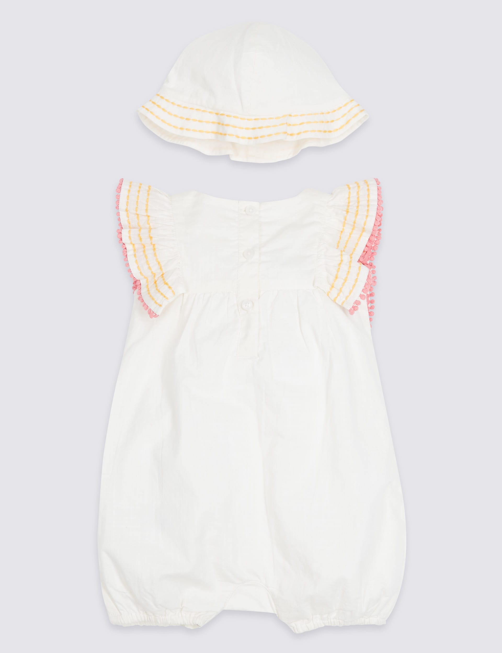2 Piece Embellished Llama Romper with Hat Image 2 of 8