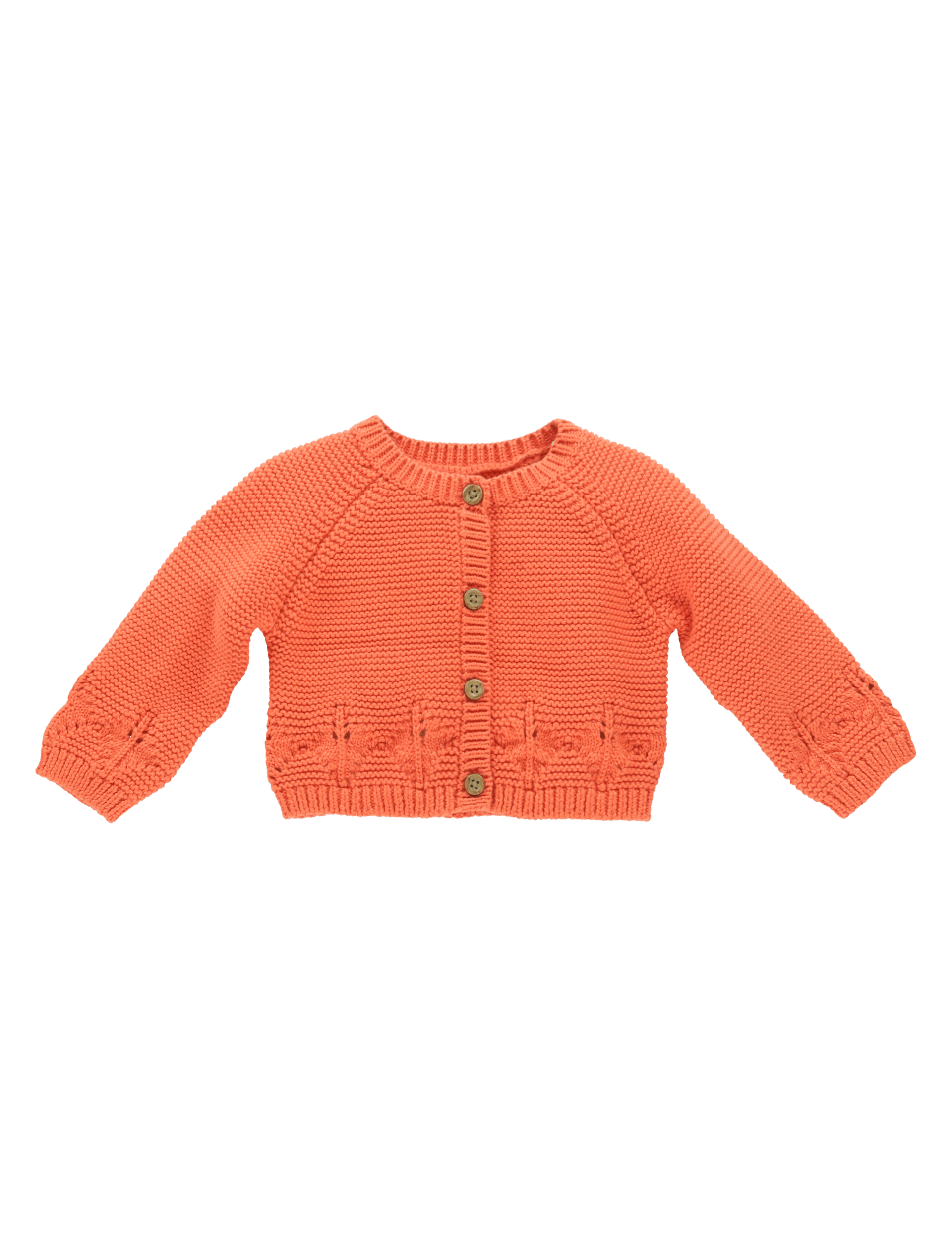 Pure Cotton Crochet Cardigan Image 2 of 3