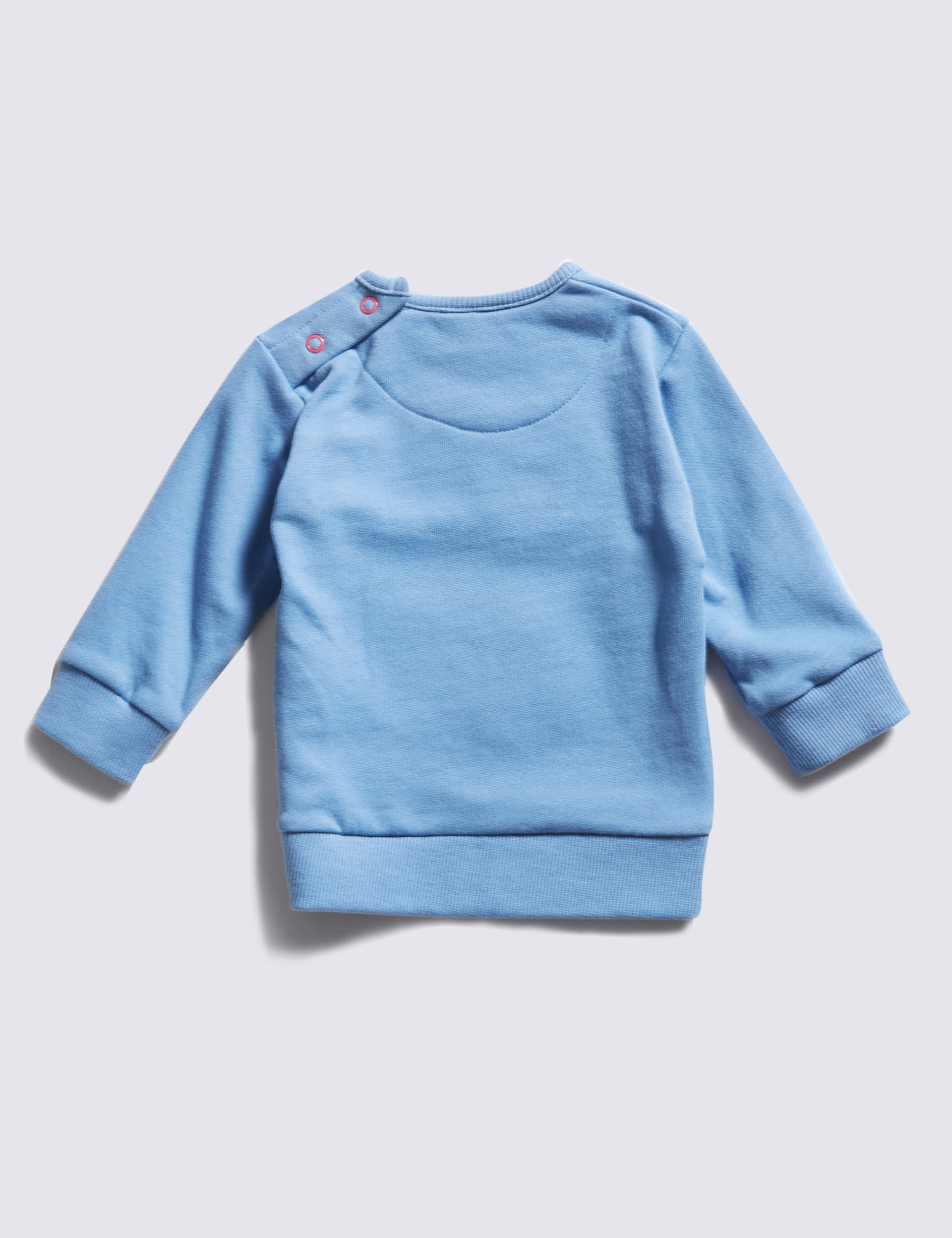 Pure Cotton Uh Oh Slogan Sweatshirt Image 1 of 2