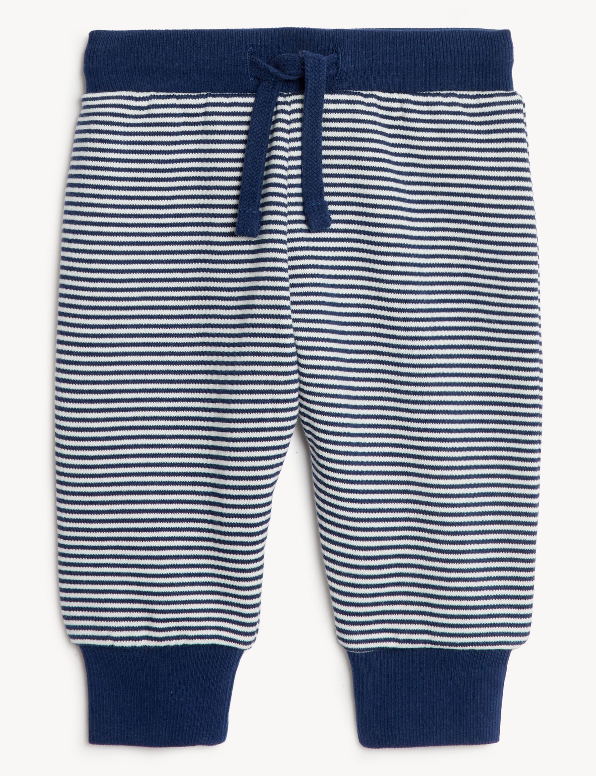 Cotton Rich Striped Joggers (0-3 Yrs)