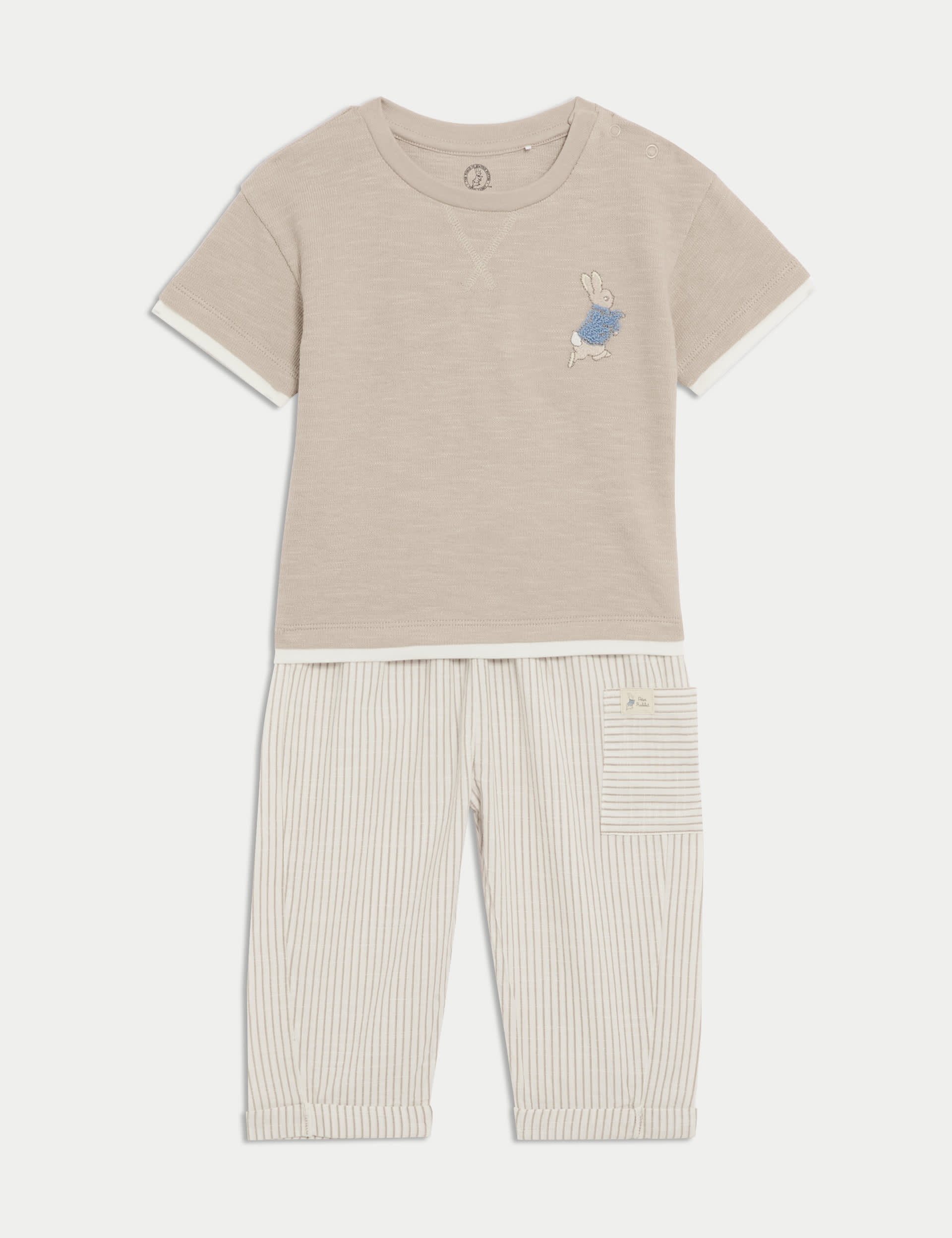 2pc Pure Cotton Peter Rabbit™ Outfit (0-3 Yrs) | M&S Collection | M&S