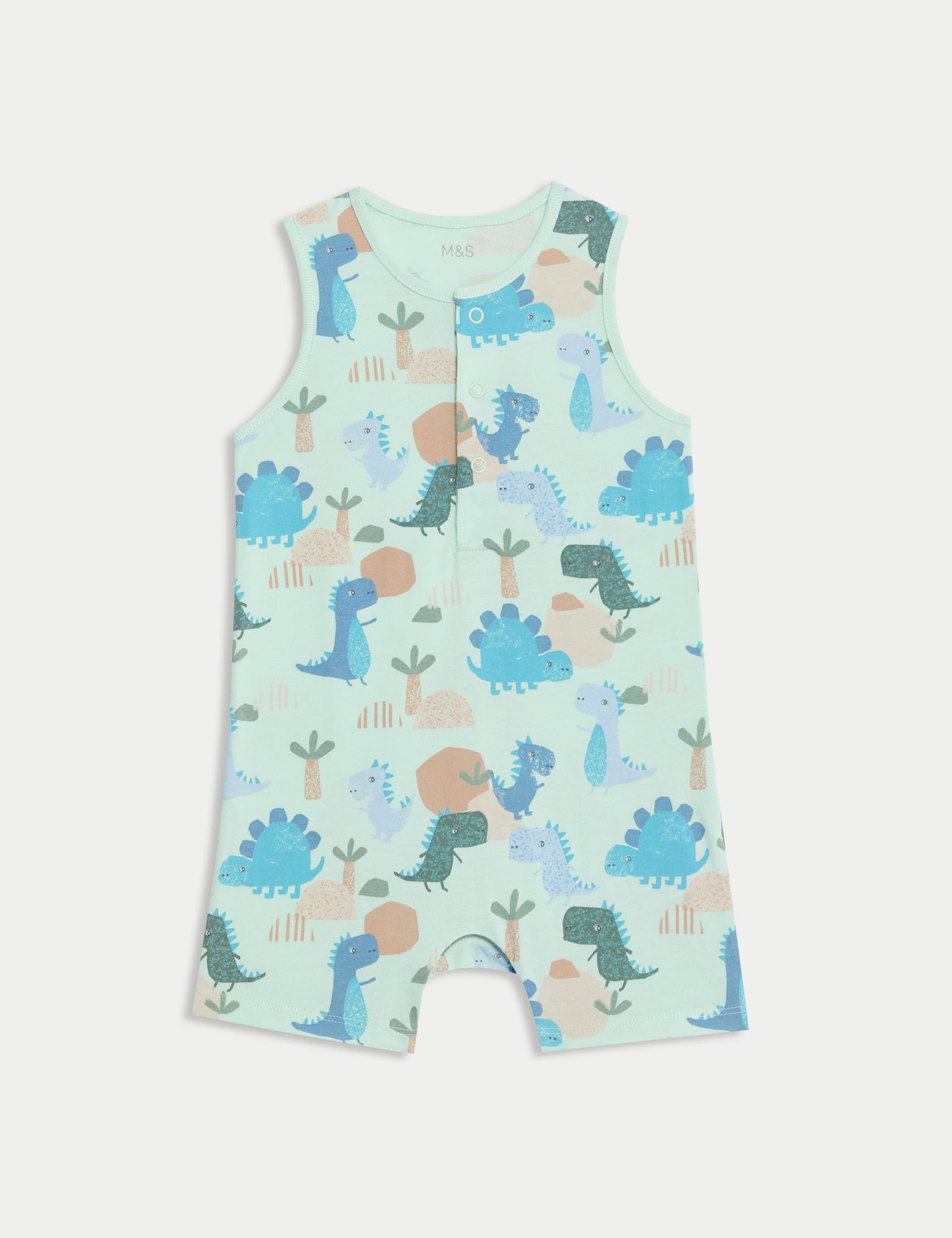 Pure Cotton Dinosaur Romper (0-3 Yrs)