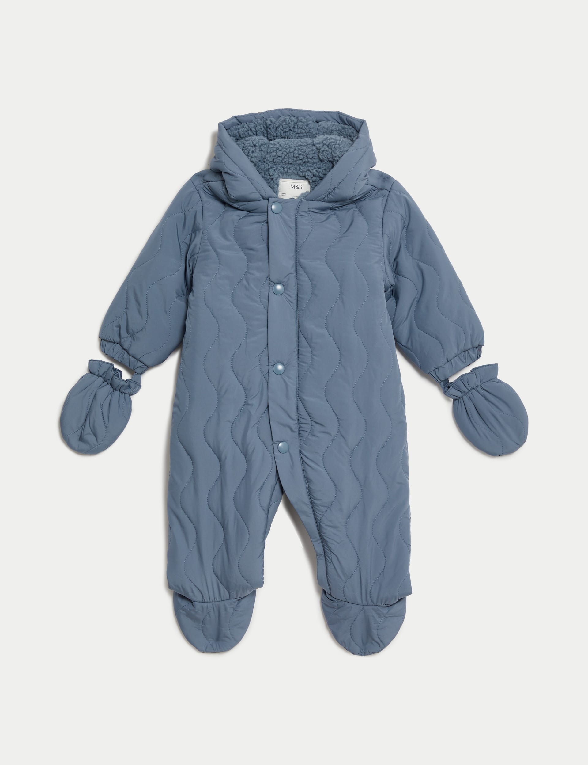 Padded Hooded Snowsuit (0-3 Yrs)