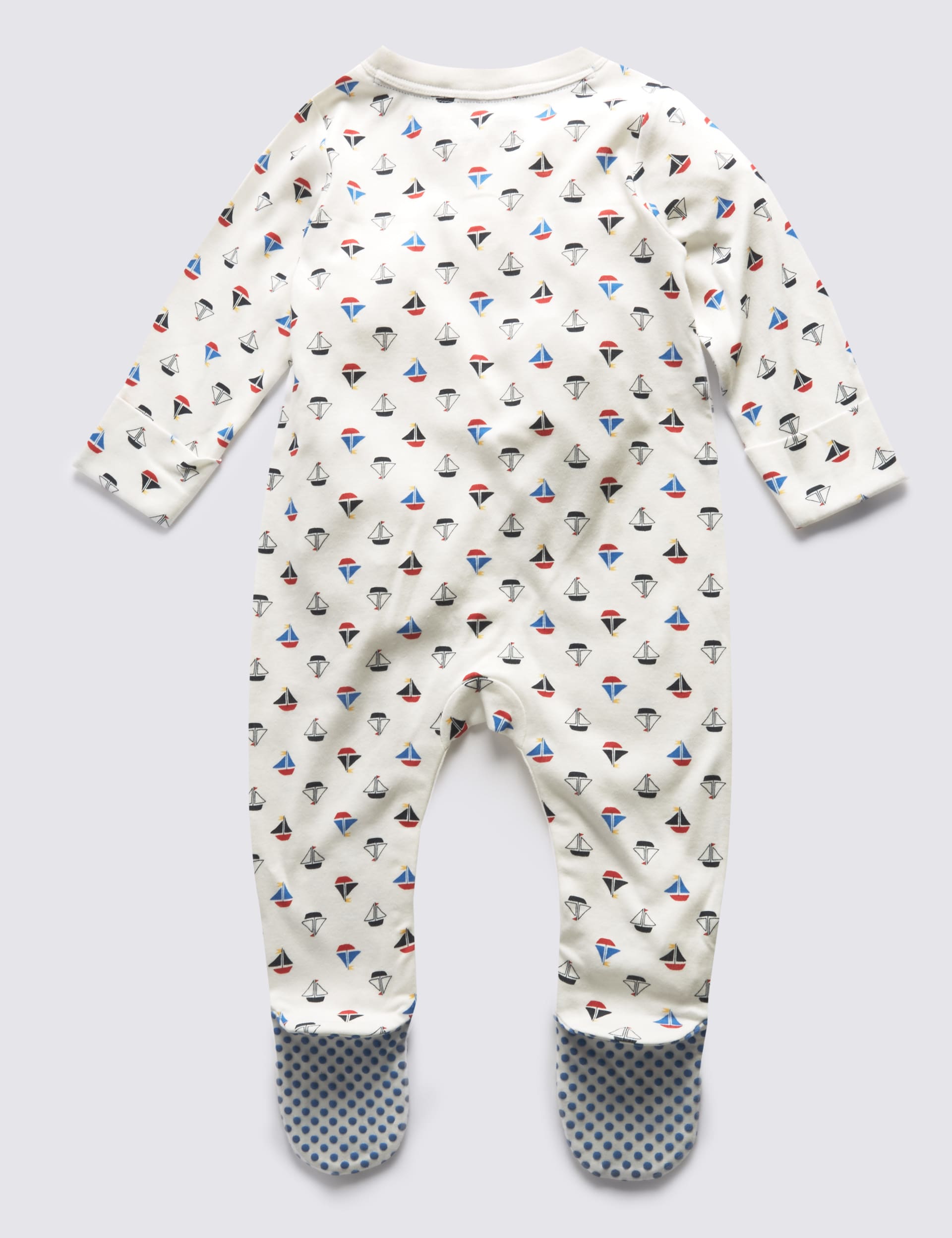 3 Pack Boys' Nautical Sleepsuits Image 2 of 7