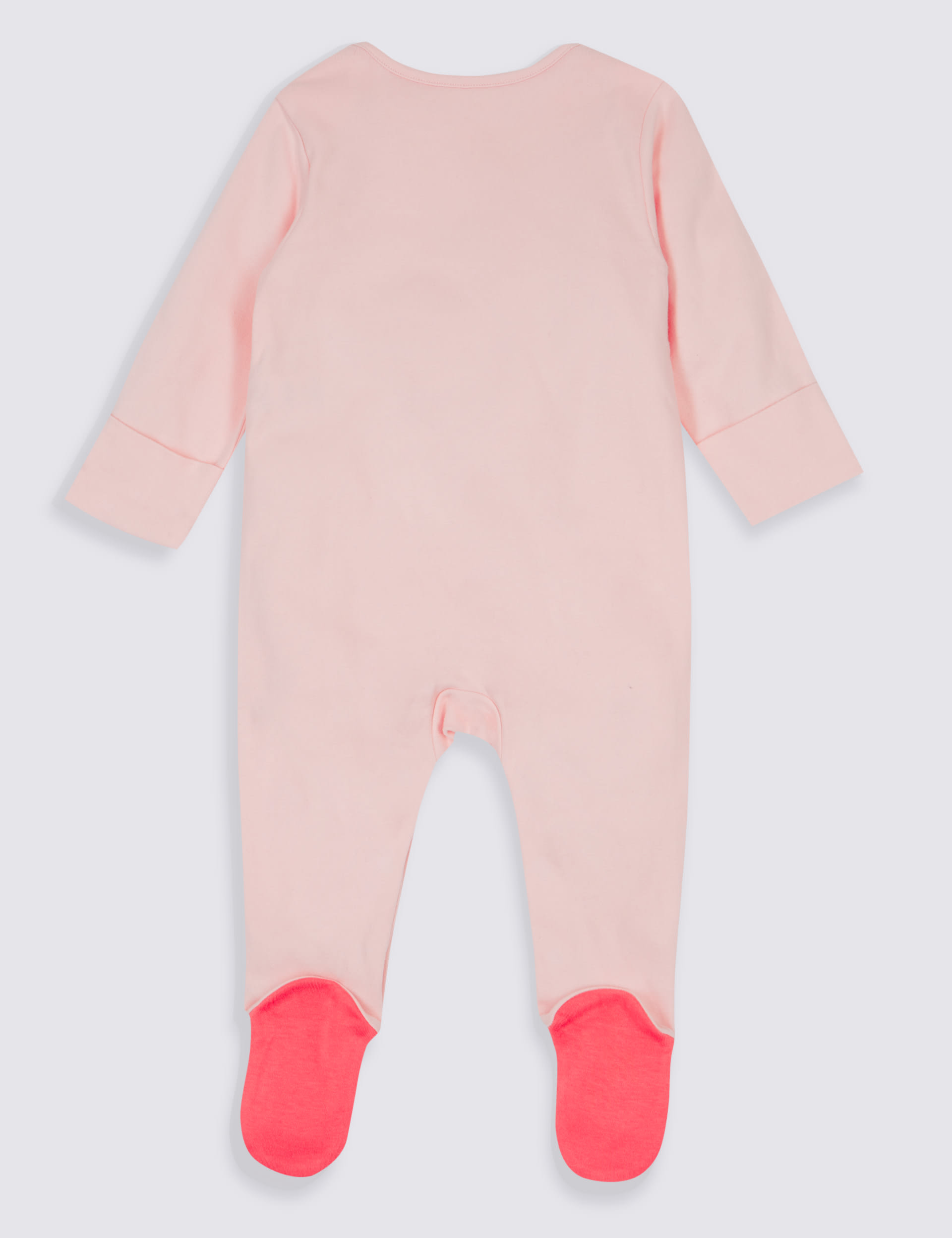 3 Pack Cat Sleepsuits Image 2 of 8