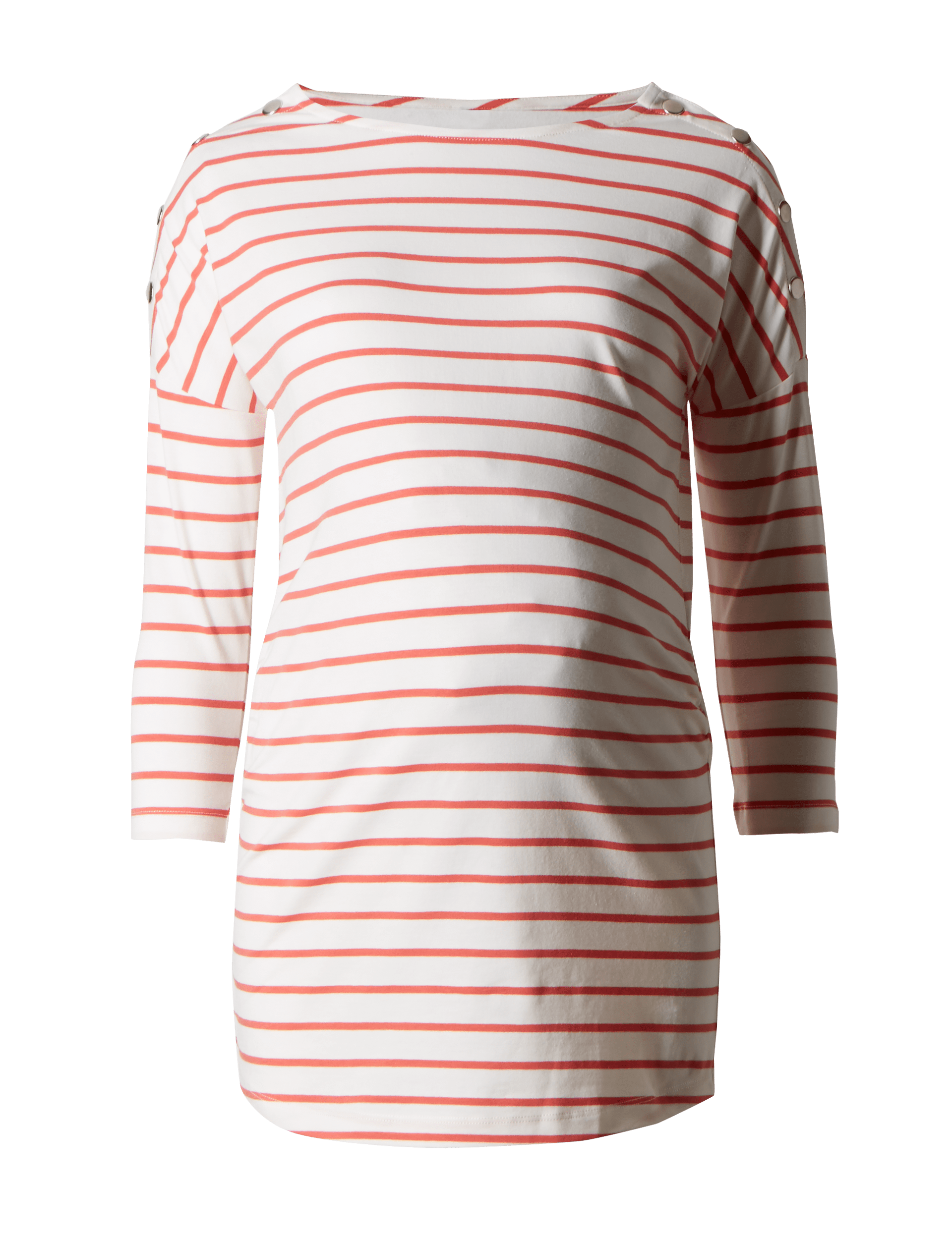 Maternity Striped Feeding Top with Modal Image 2 of 7