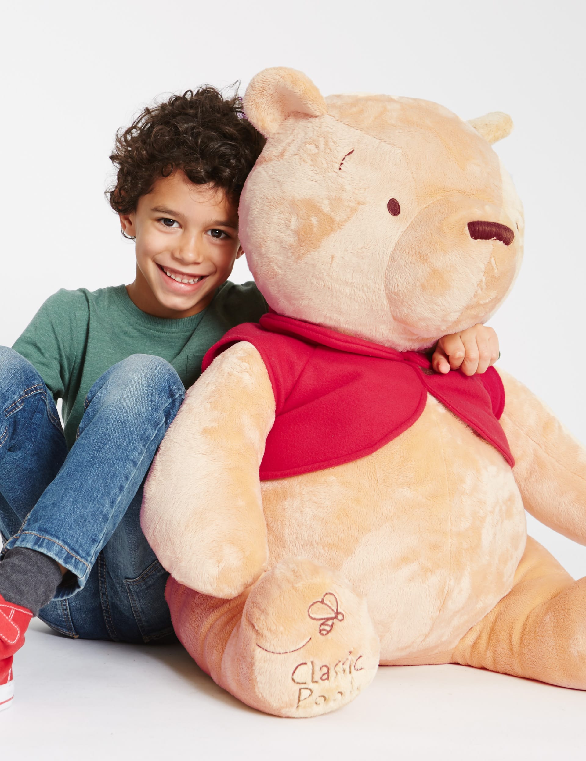 Large winnie the pooh teddy online