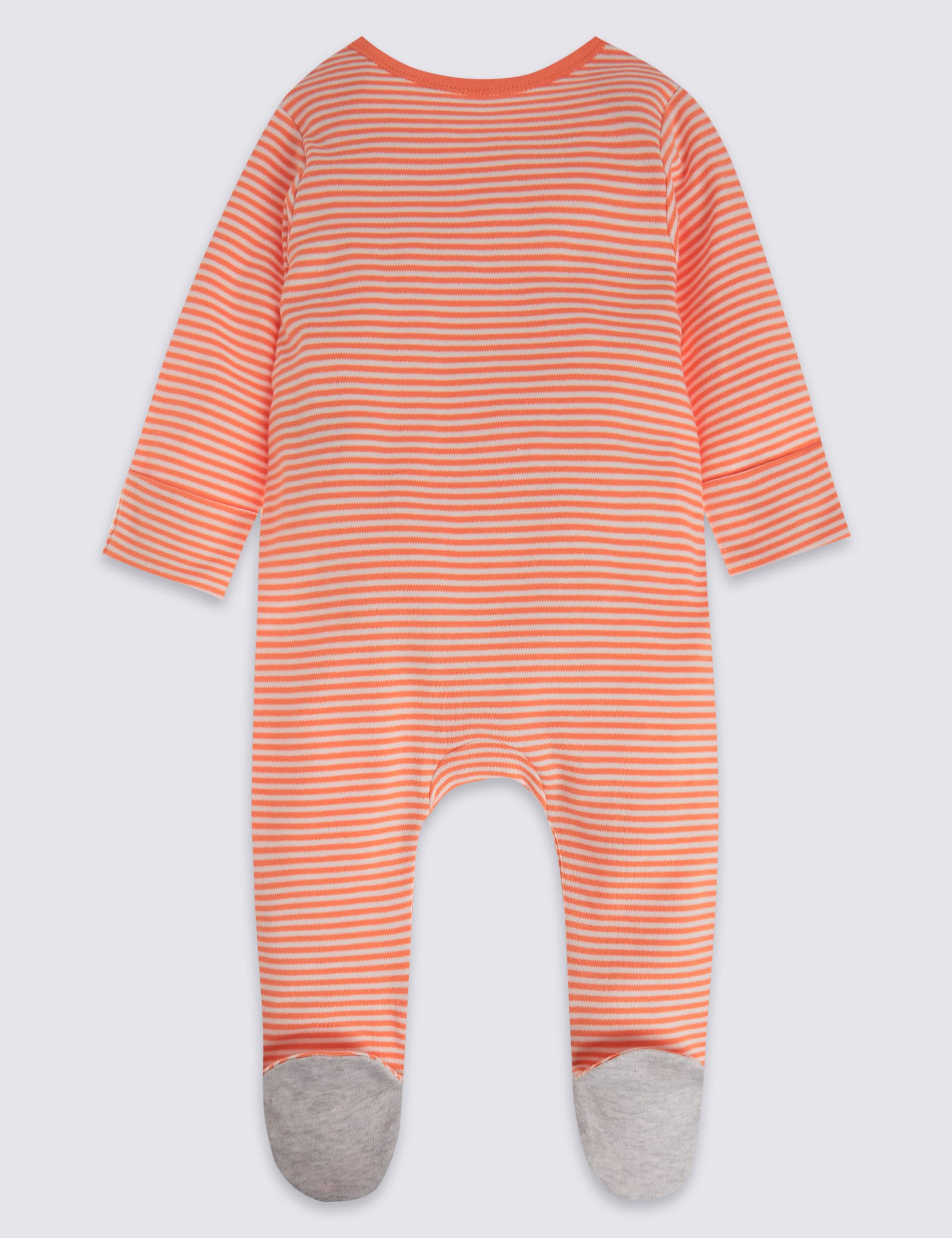 Pure Cotton Bat Sleepsuit Image 2 of 7