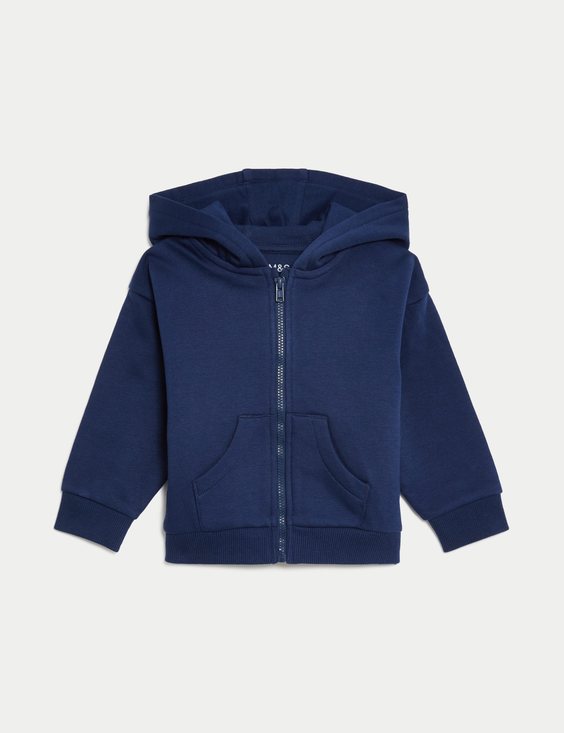 Cotton Rich Zip Hoodie (0-3 Yrs)