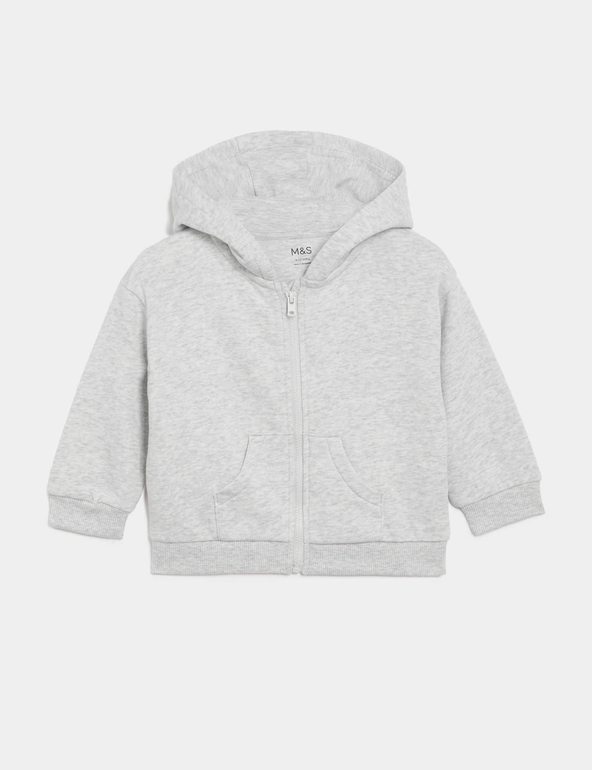 Cotton Rich Zip Hoodie (0-3 Yrs)