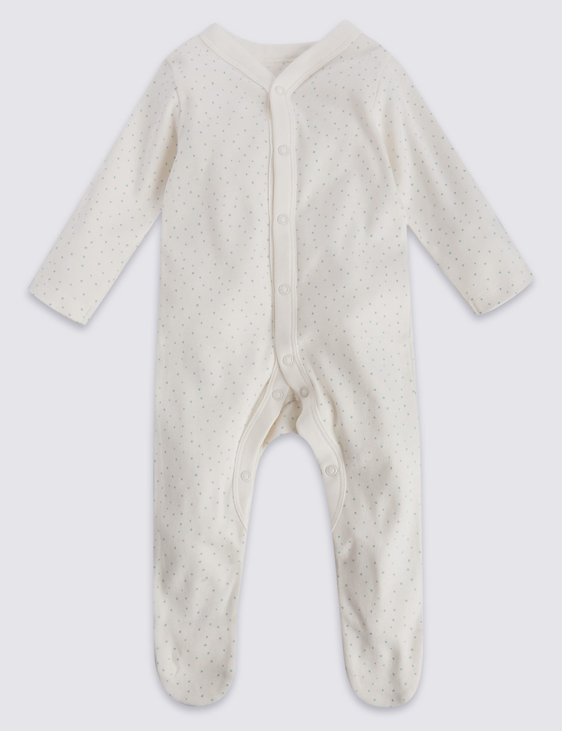 3 Pack Girls' Assorted Sleepsuits Image 2 of 10