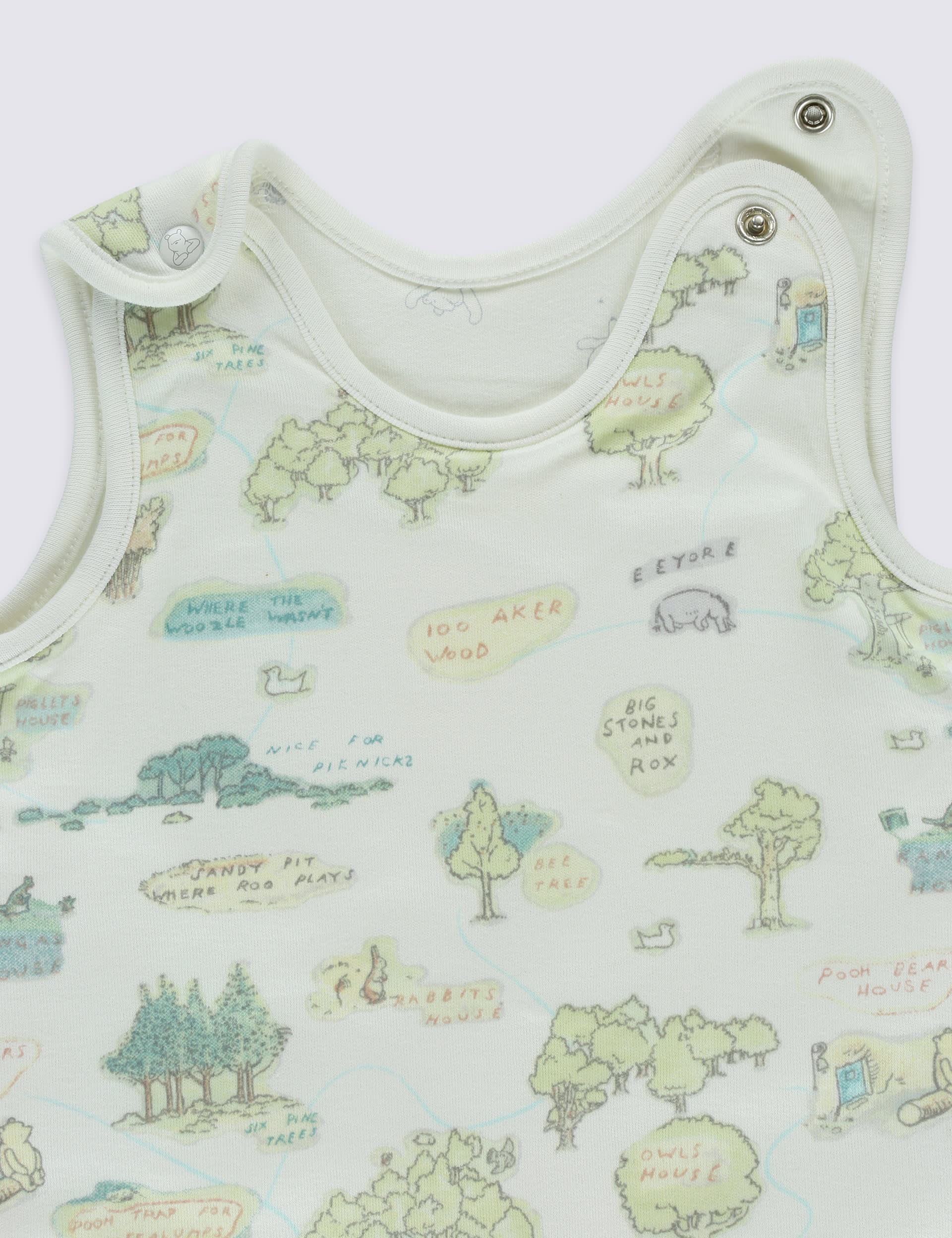 Winnie the Pooh 1.2 Tog Baby Sleeping Bag Image 2 of 6