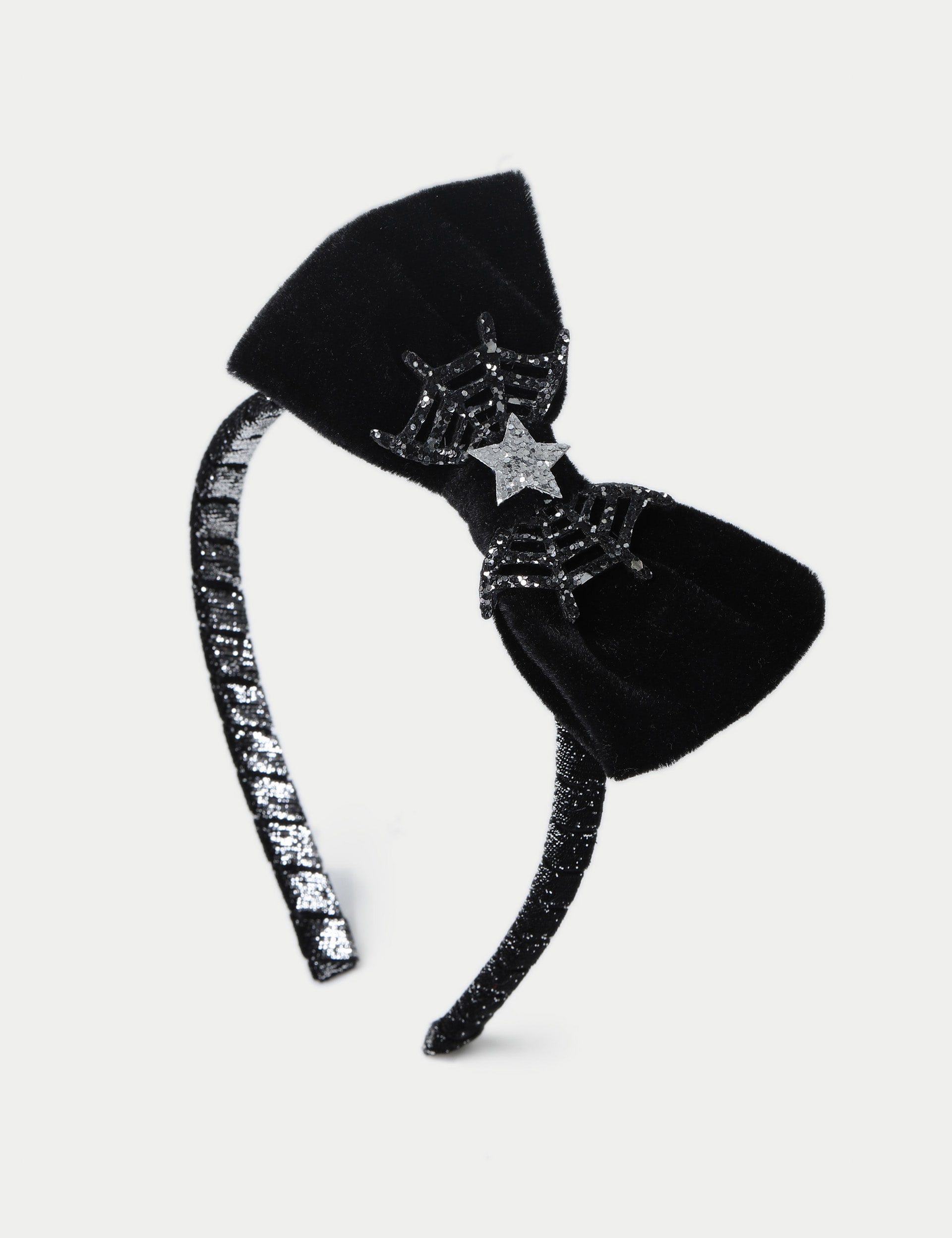 Halloween Velvet Side Bow Headband | M&S Collection | M&S