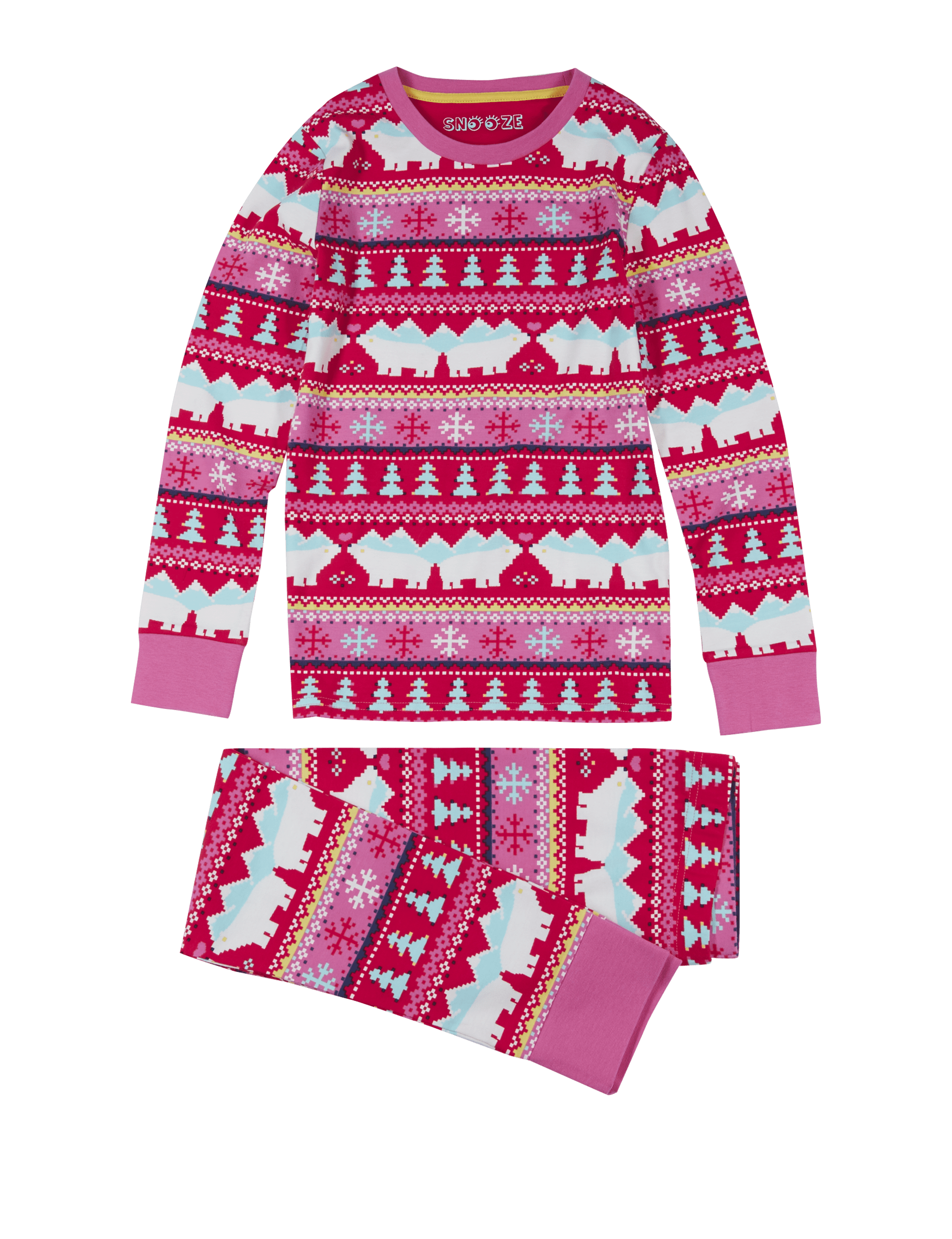 Cotton Rich Fair Isle Pyjamas (6-16 Years) Image 2 of 5
