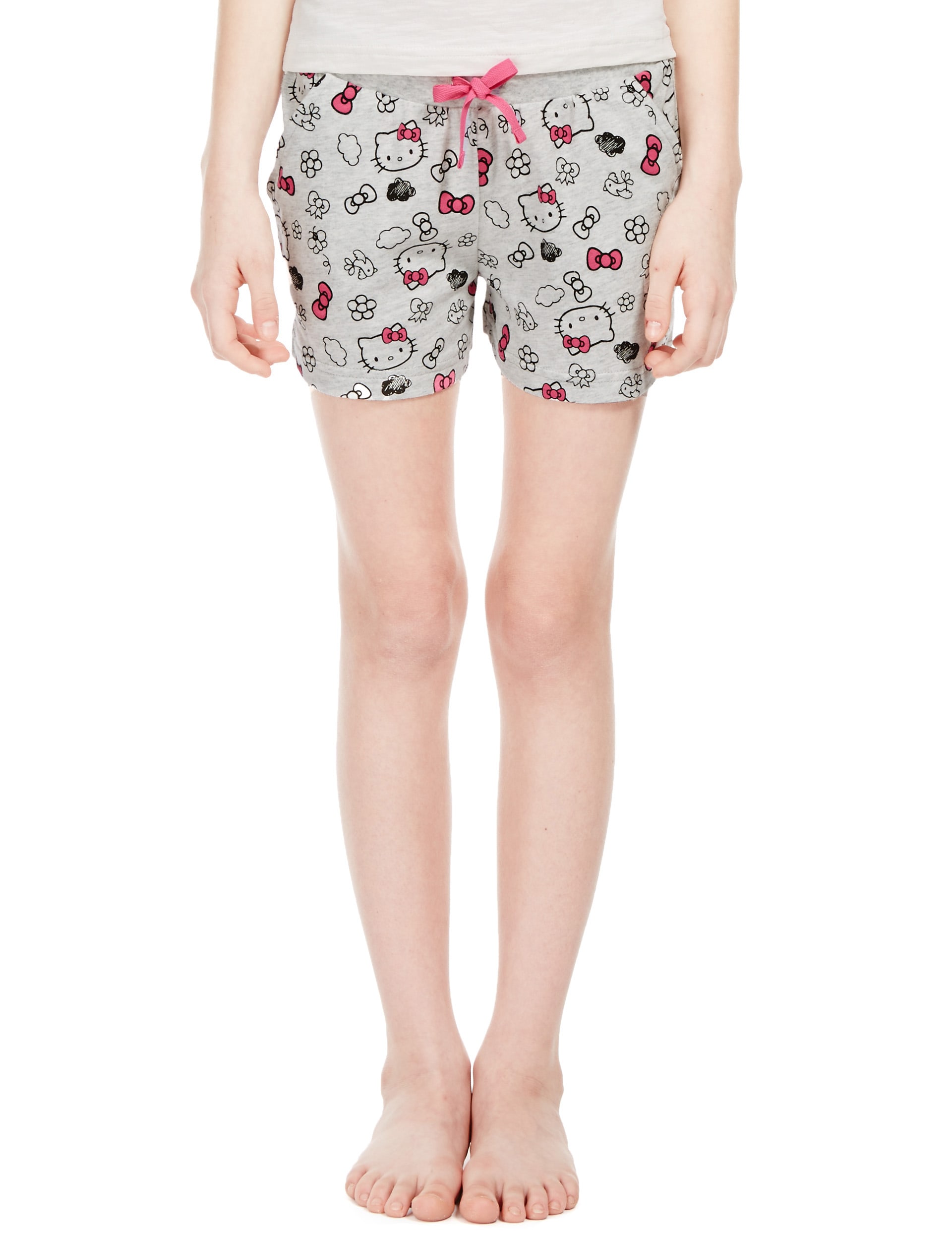 Hello Kitty Pure Cotton Short Pyjamas (6-16 Years) Image 2 of 4