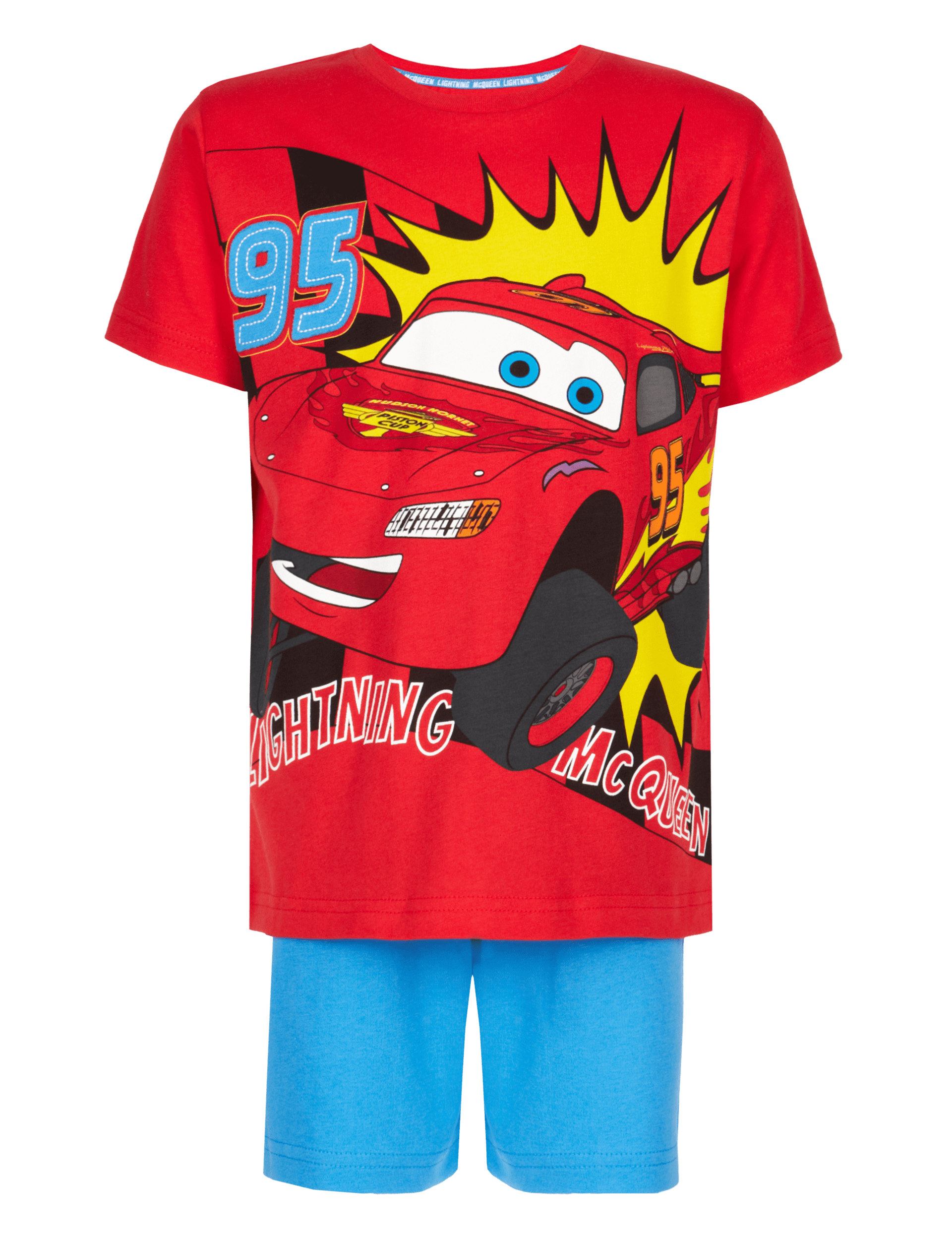 Pure Cotton Disney Cars Short Pyjamas (1-7 Years) Image 2 of 4