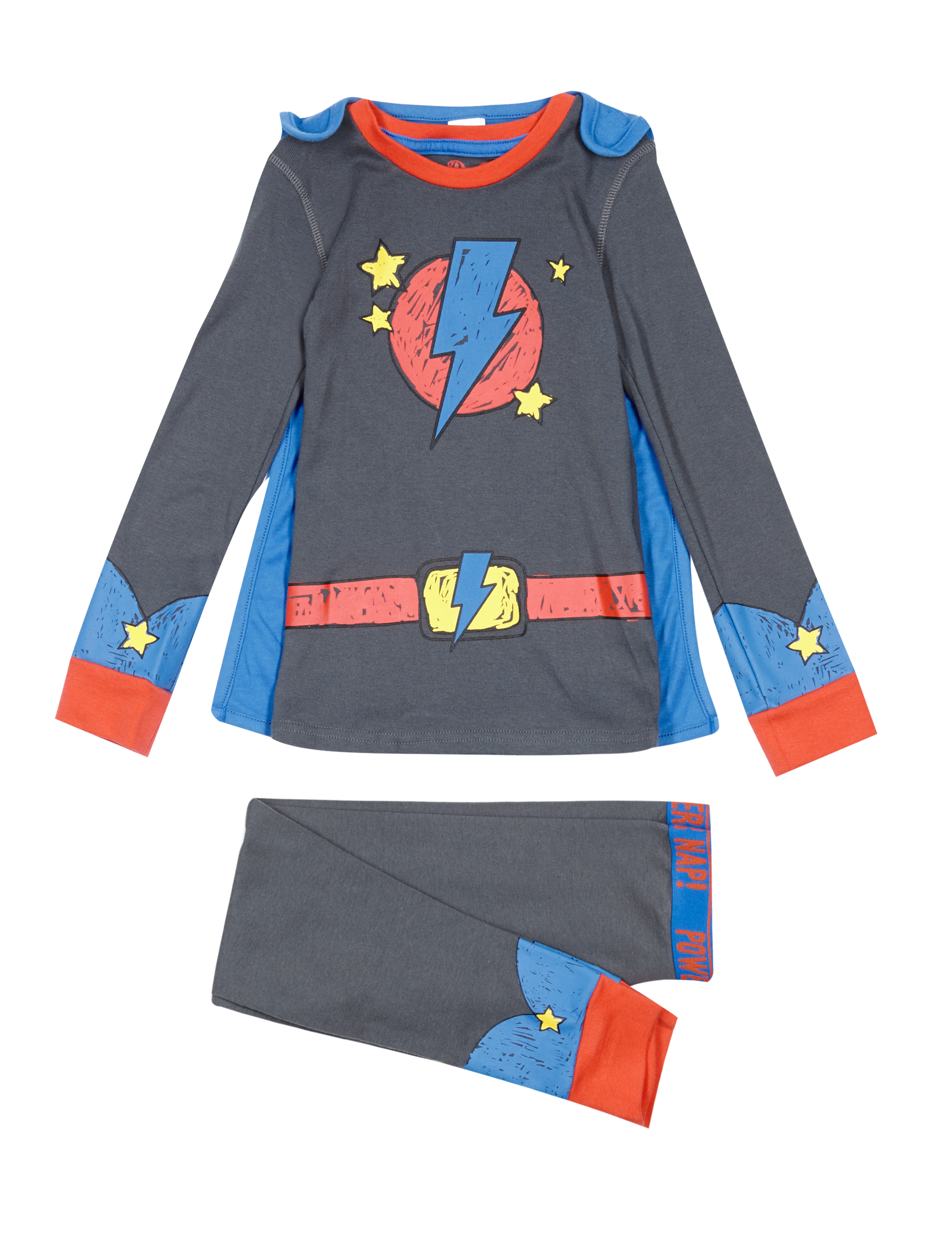 Pure Cotton Super Hero Pyjamas with Detachable Cape (1-8 Years) Image 2 of 6
