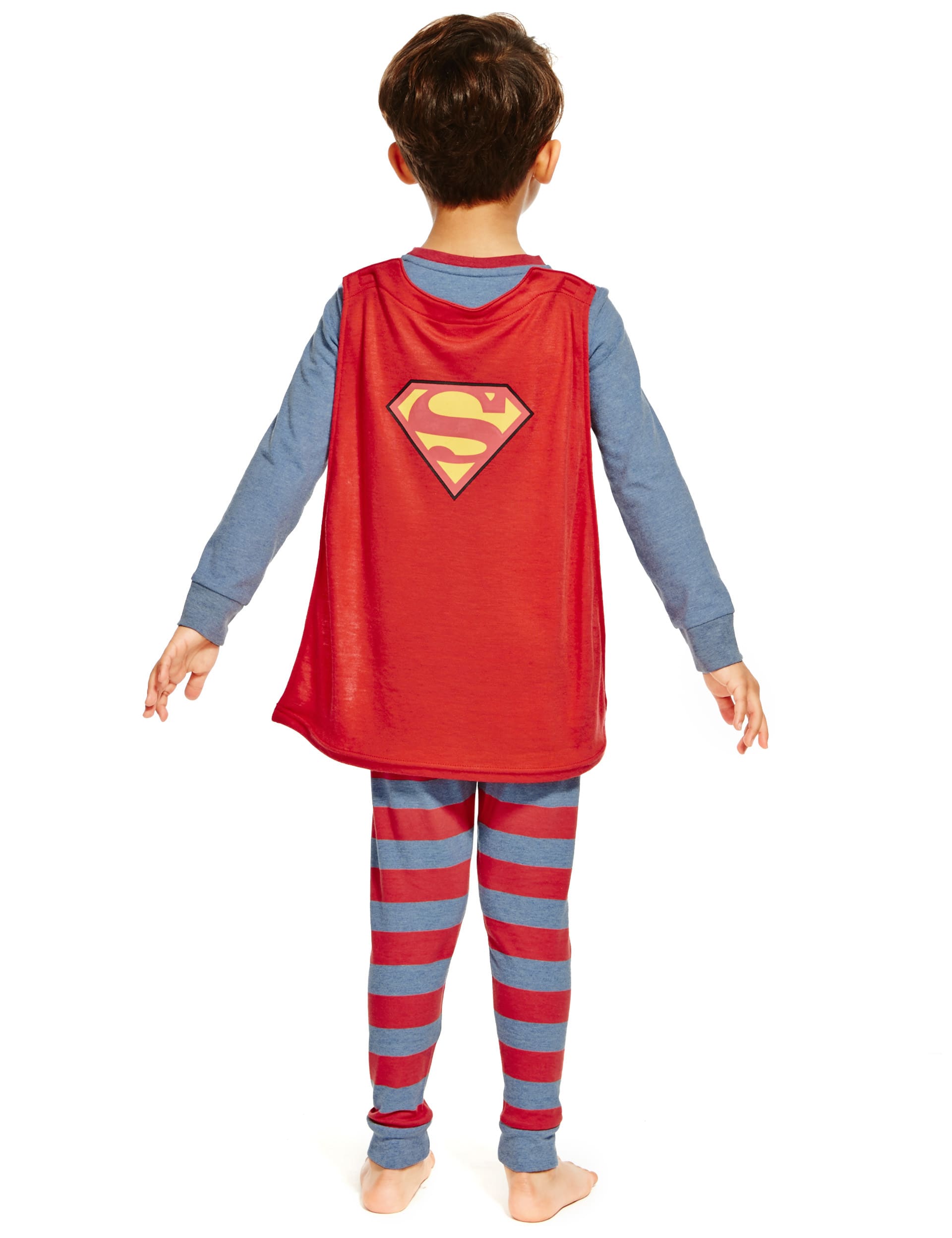 Superman Stay Soft Pyjamas with Cape 1 8 Years M S