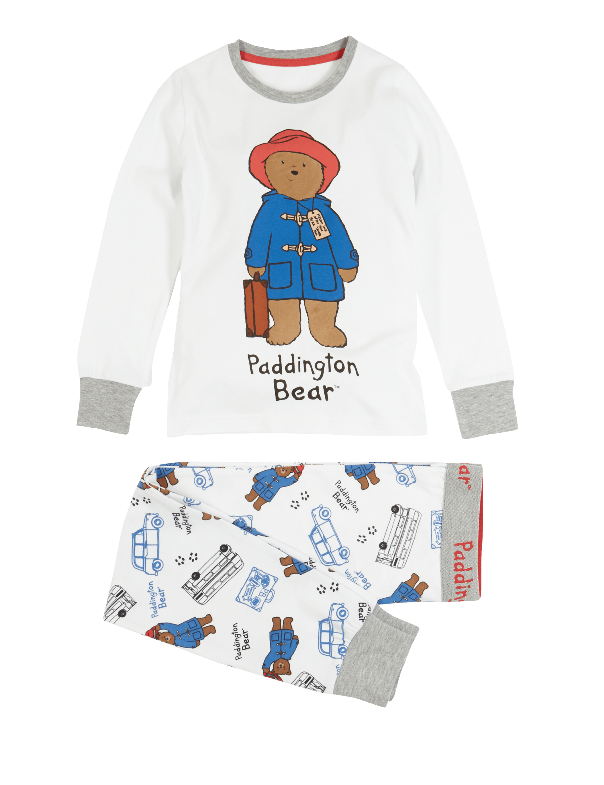 Cotton Rich Paddington Bear™ Pyjamas (1-8 Years) Image 2 of 4