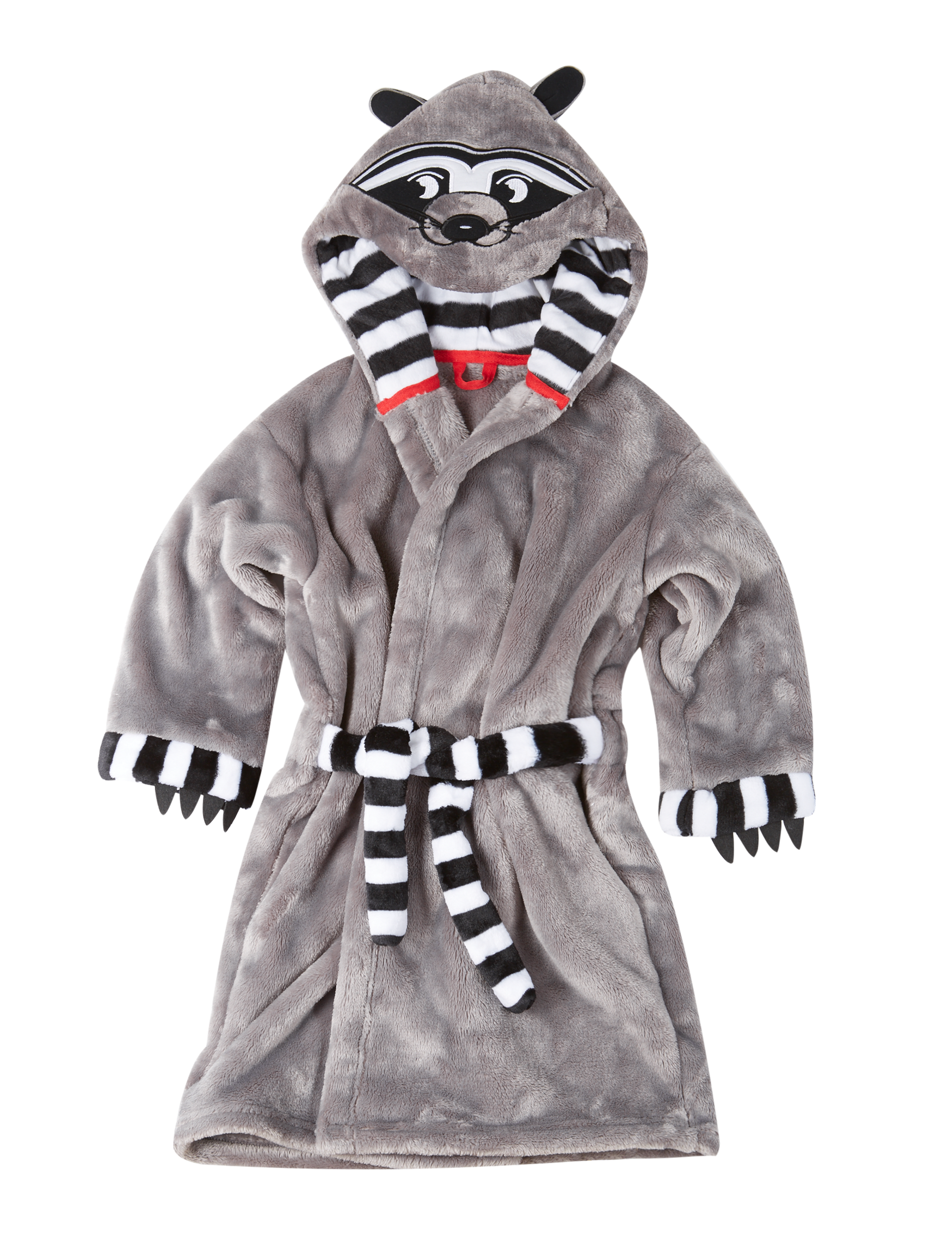 Anti Bobble 3D Raccoon Print Dressing Gown (1-8 Years) Image 2 of 5