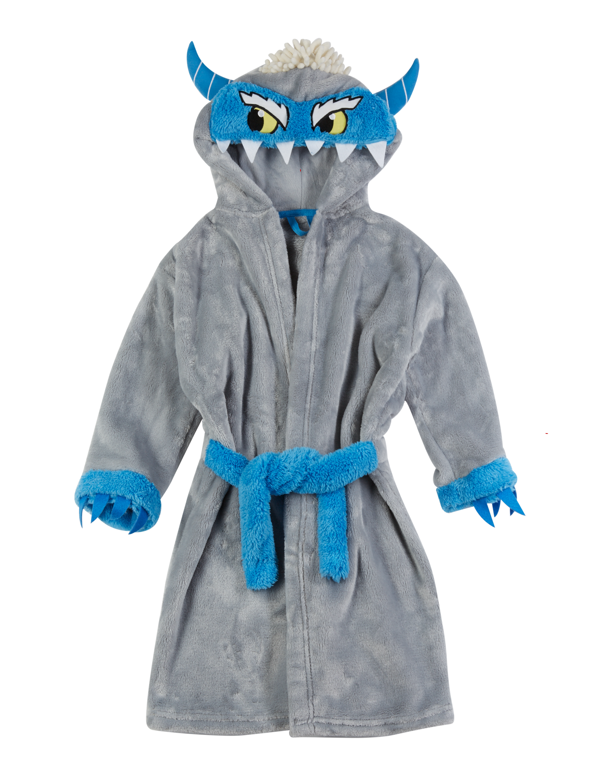 Anti Bobble Yeti Hooded Dressing Gown (1- 8 Years) Image 2 of 5