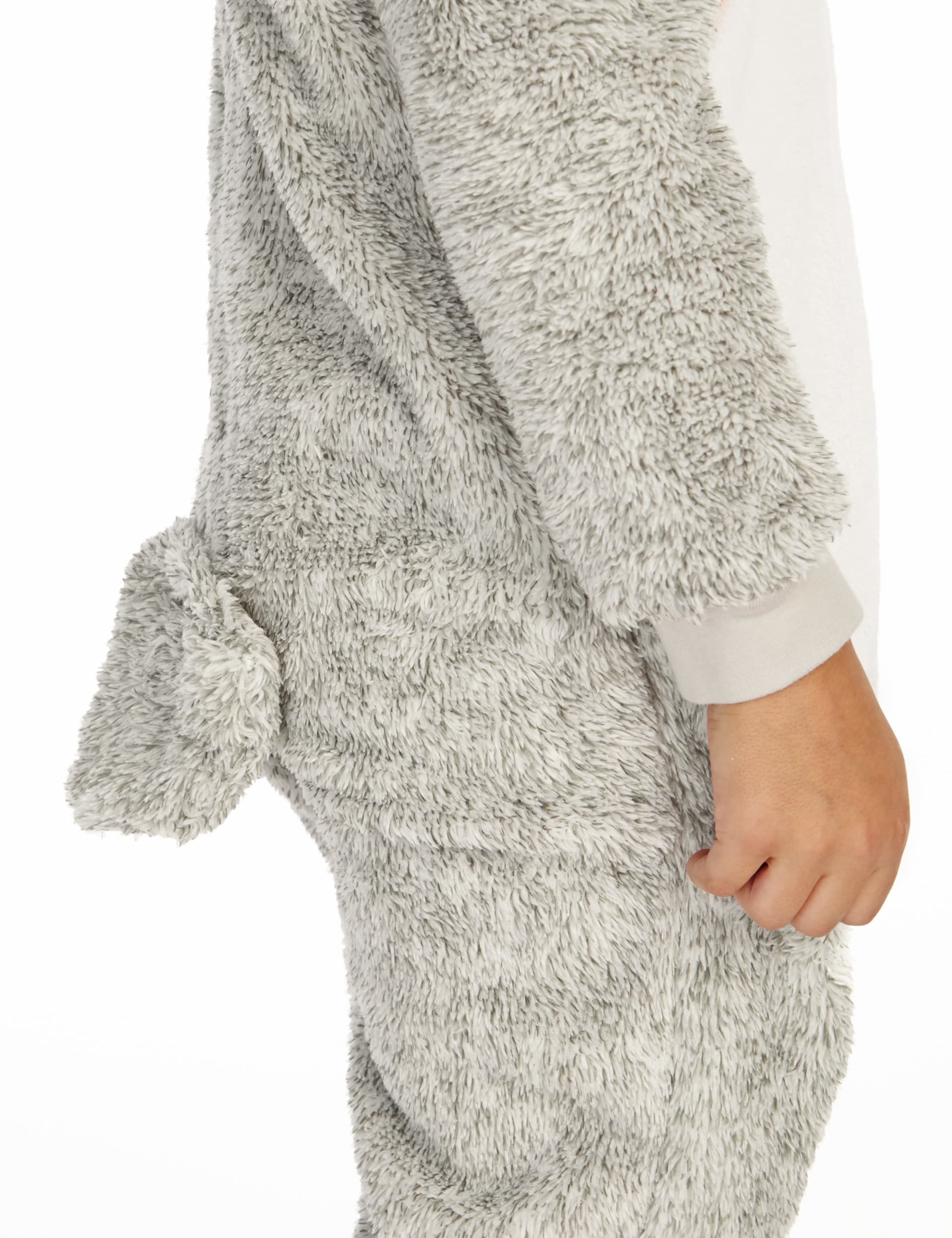 Anti Bobble Fleece Penguin Hooded All-in-One (1-8 Years) Image 2 of 6
