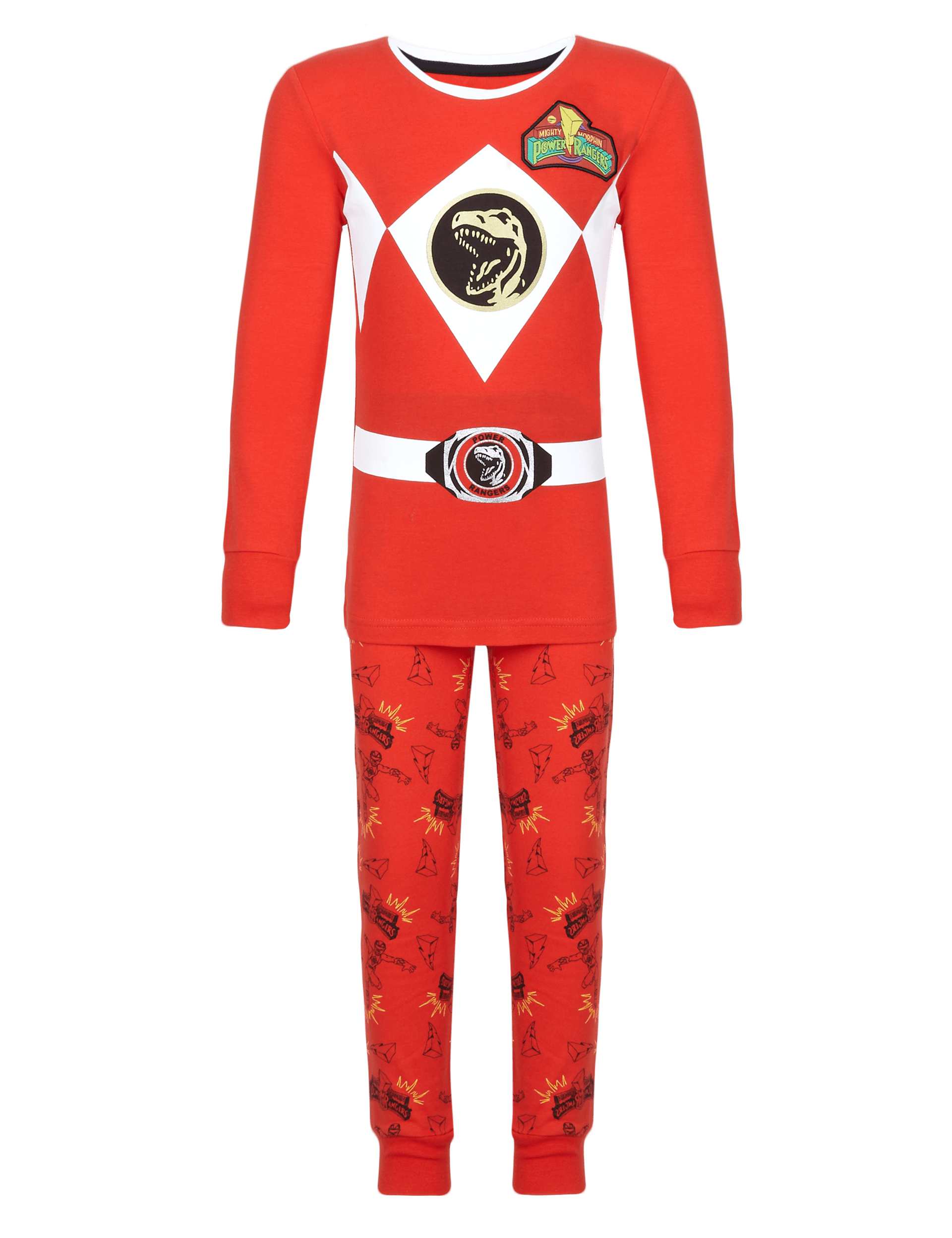 Cotton Rich Power Rangers Pyjamas 1 7 Years M S