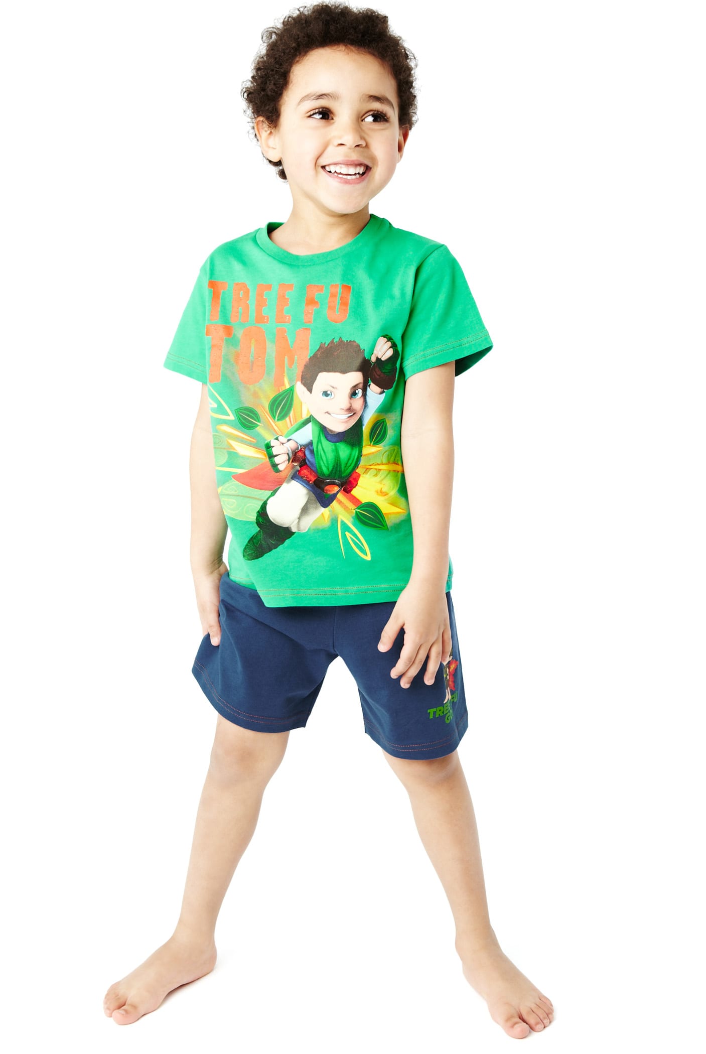 Pure Cotton Tree Fu Tom Short Pyjamas Image 1 of 1