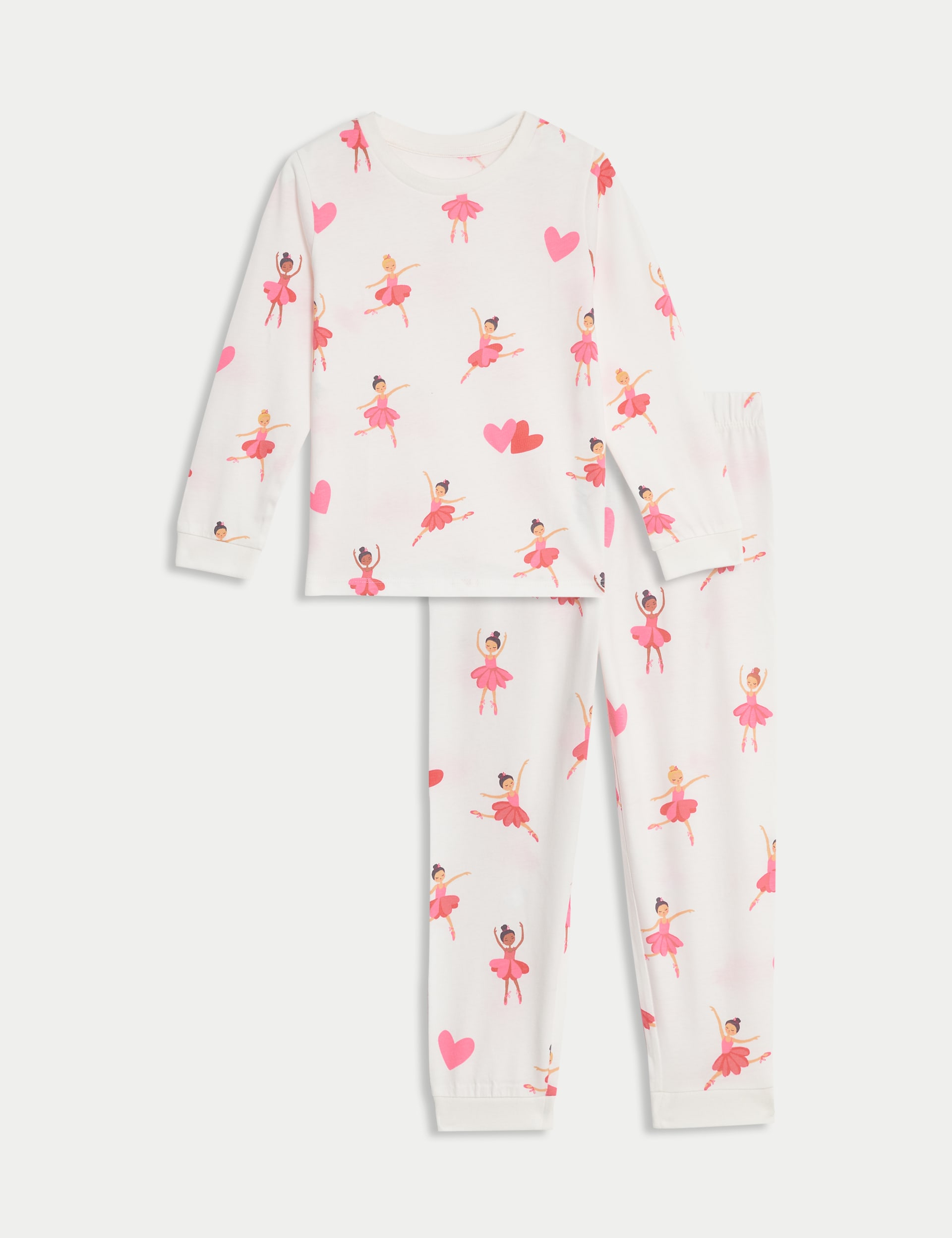 Pure Cotton Ballerina Pyjamas (12 Mths - 8 Yrs) | M&S Collection | M&S