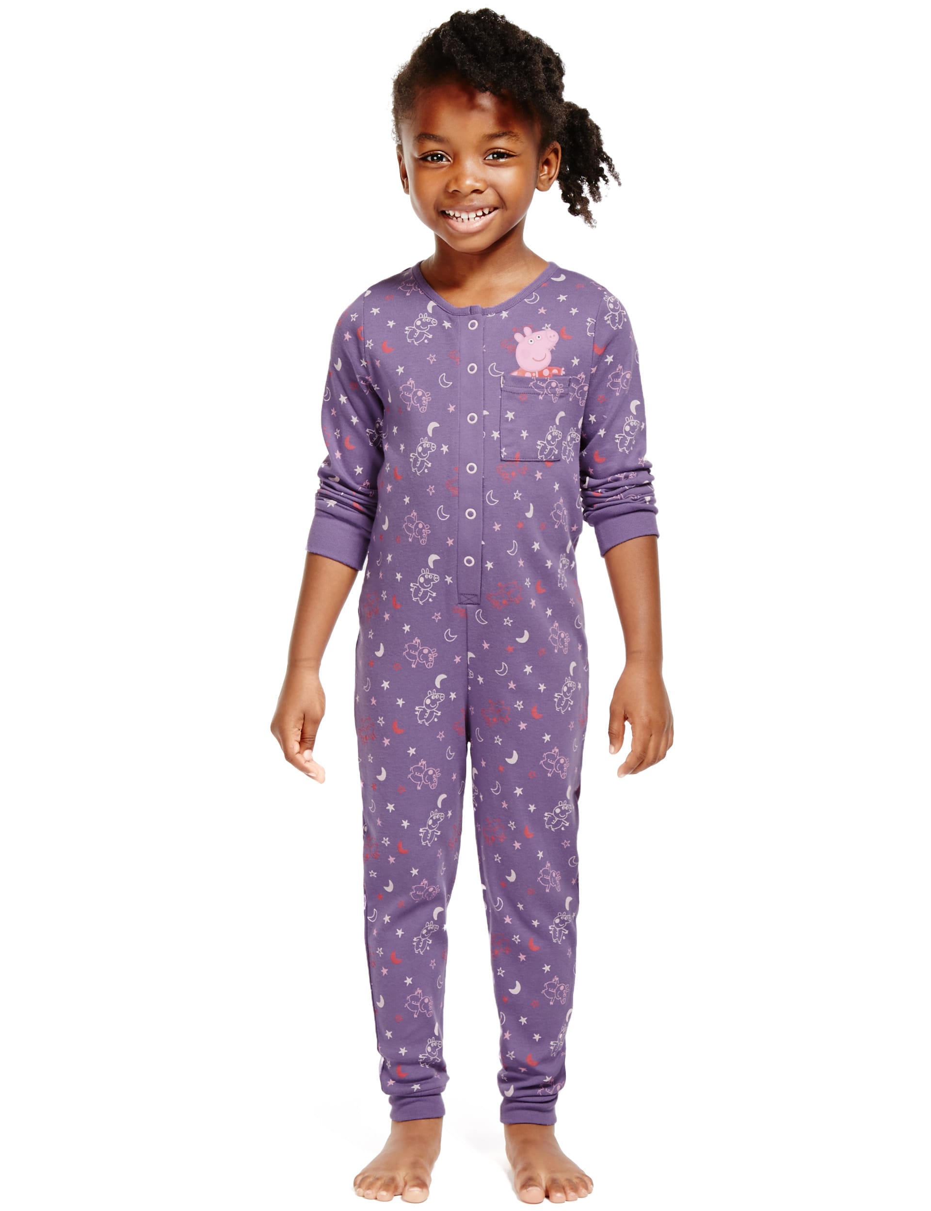 Pure Cotton Peppa Pig™ Onesie (1-7 Years) Image 2 of 3
