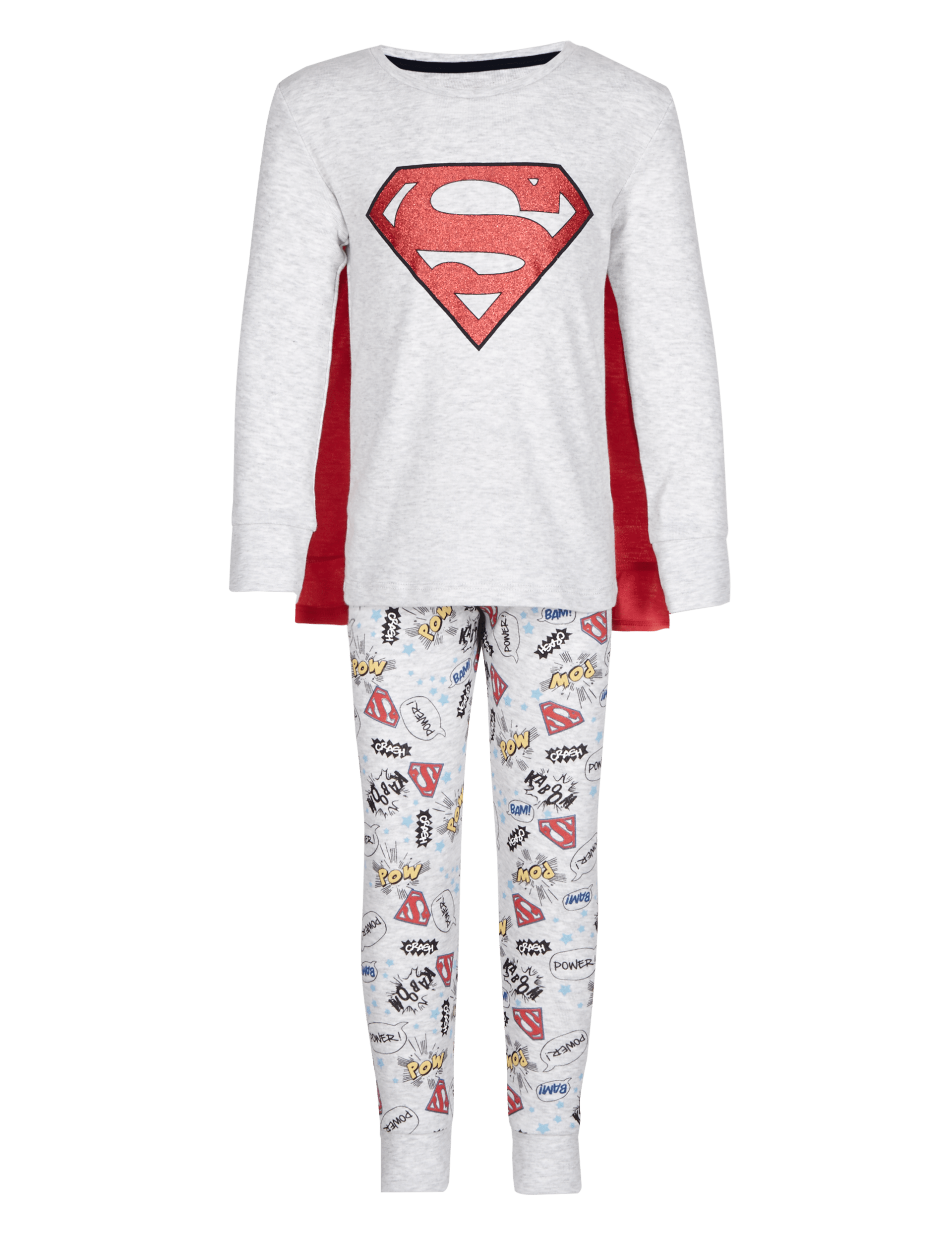 Superman™ Pyjamas with Detachable Cape (1-7 Years) Image 2 of 5