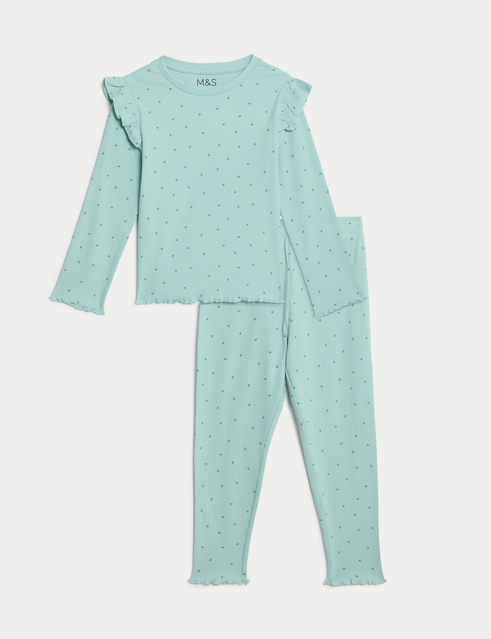 Cotton Rich Heart Pyjamas (1-8 Yrs)